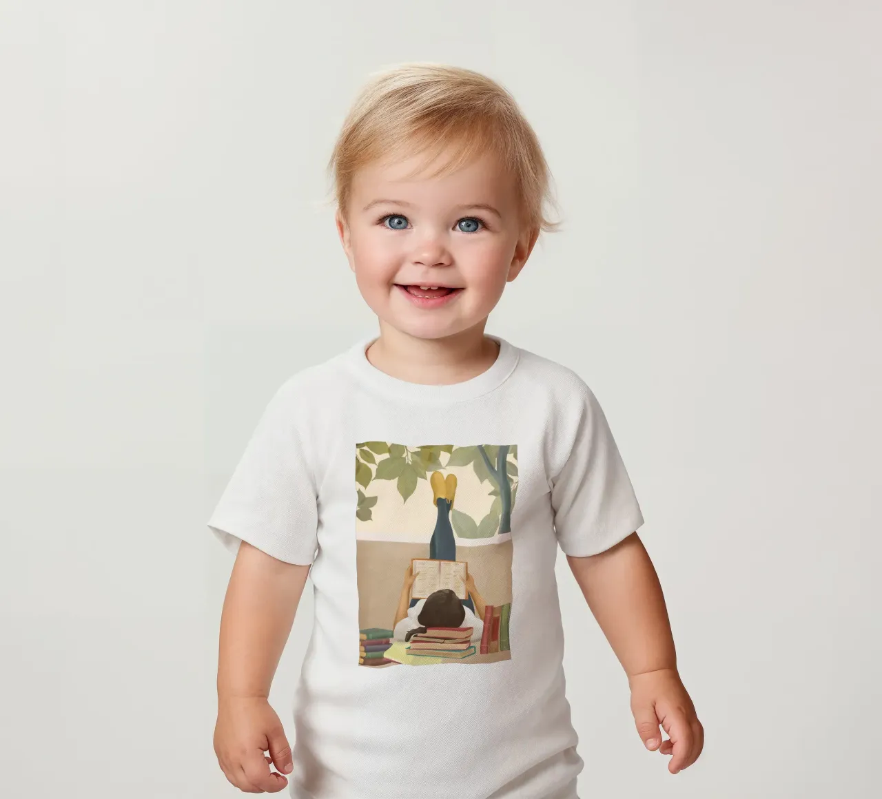 Bookworm Baby T-Shirt von Flow Line