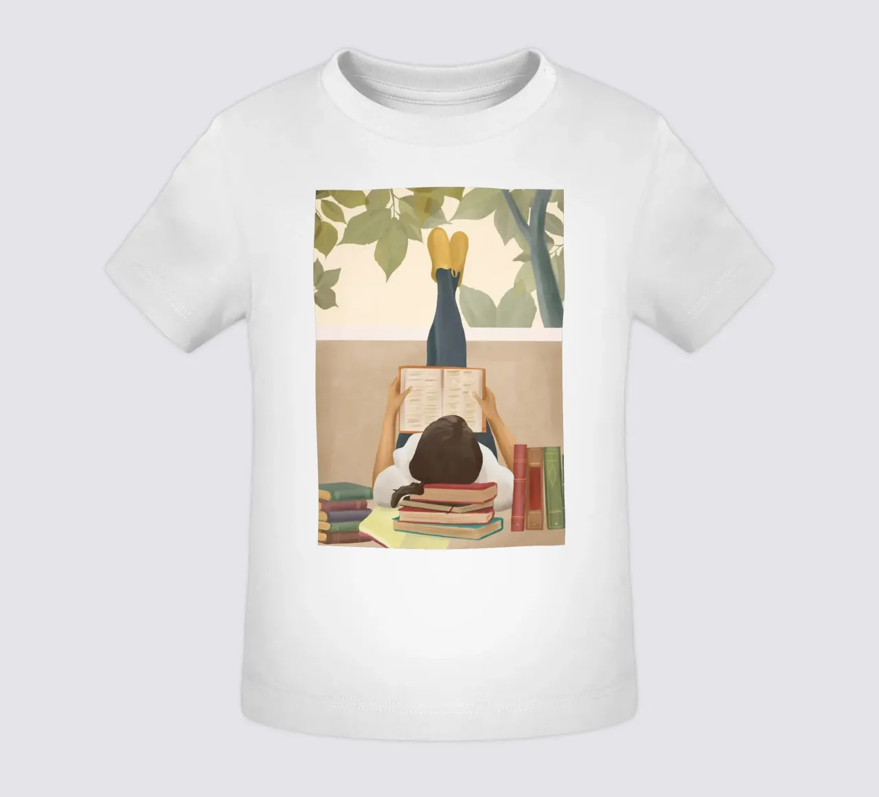 Bookworm Baby T-Shirt von Flow Line