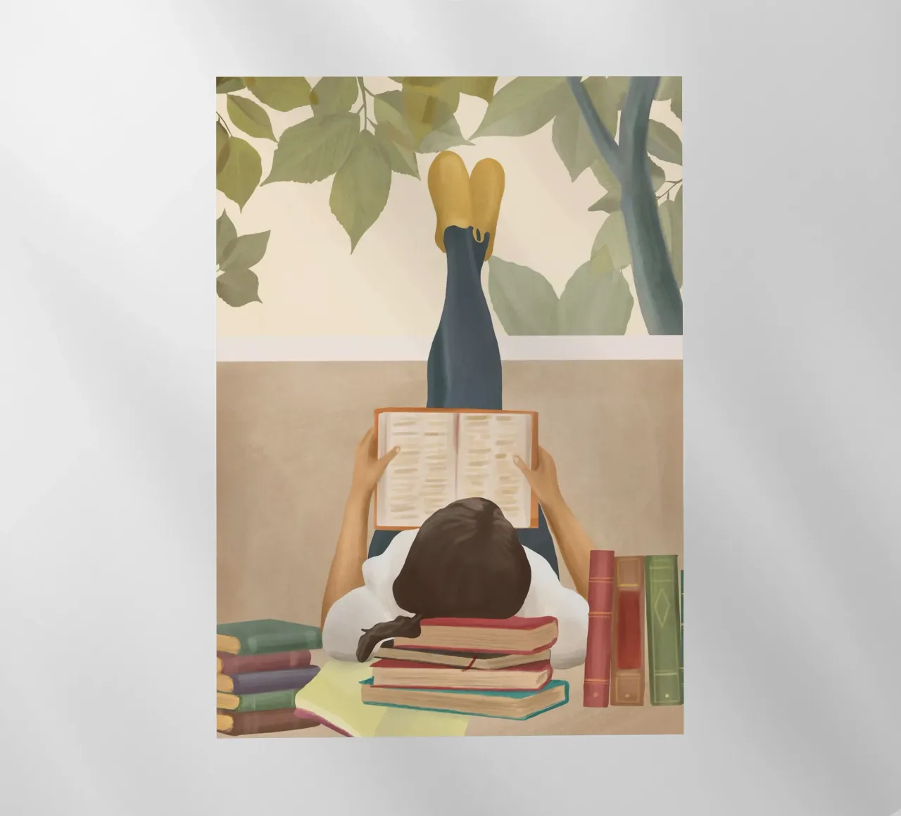 Bookworm pellicola backlit da Flow Line