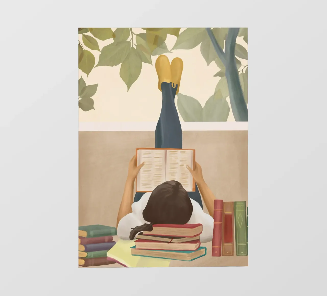 Bookworm pellicola backlit da Flow Line