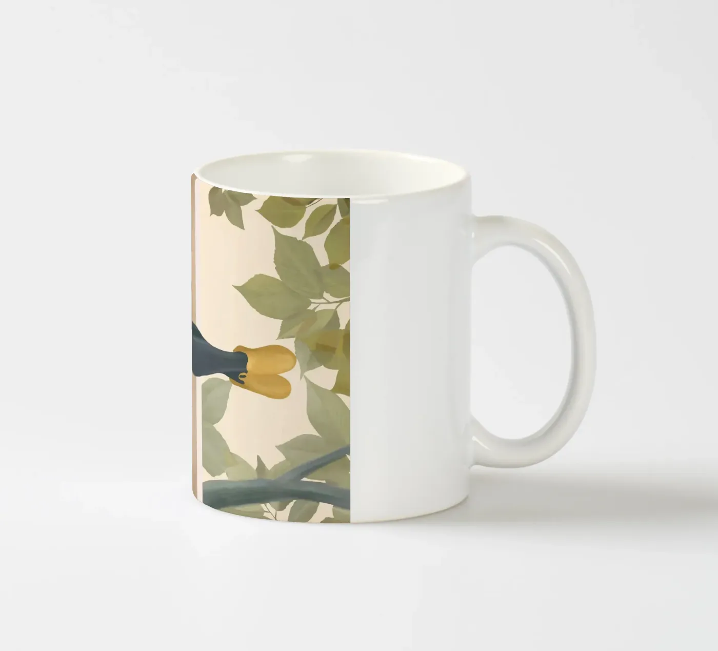 Bookworm ceramic mug by Flow Line