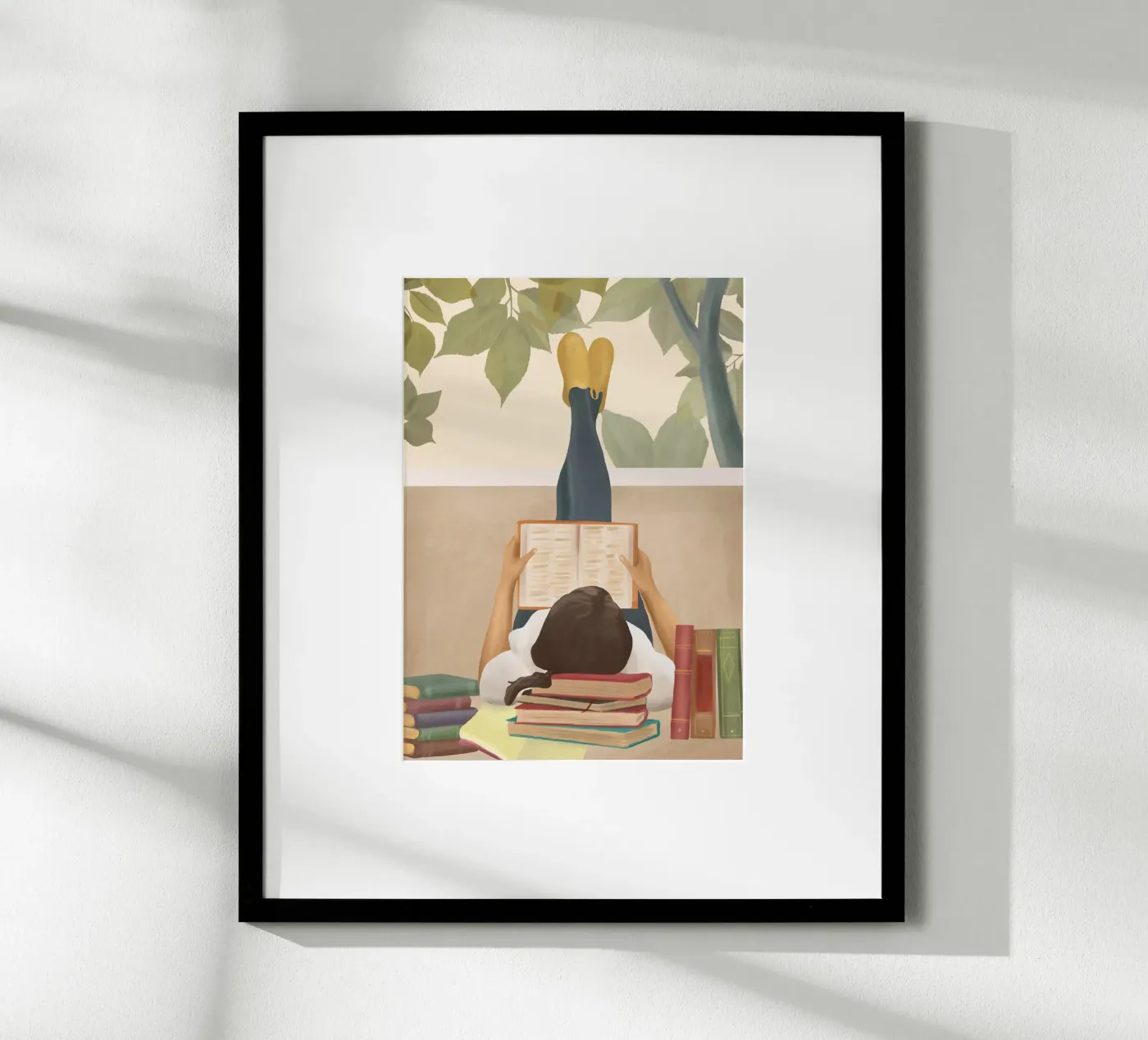 Bookworm poster da Flow Line