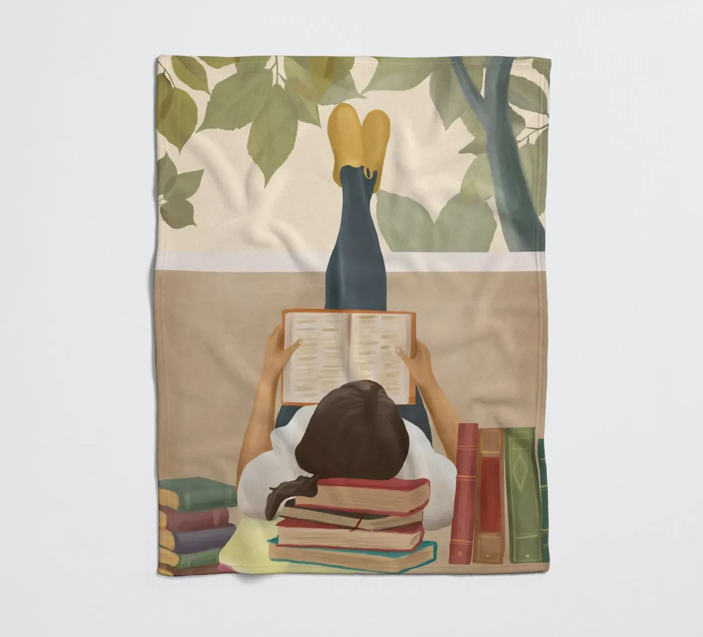 Bookworm fleecedeken van Flow Line