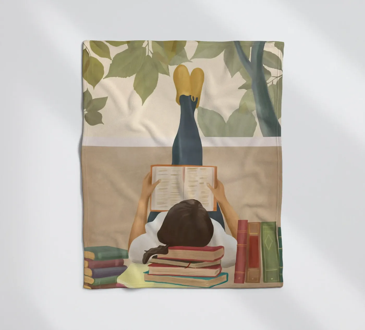 Bookworm fleecedeken van Flow Line