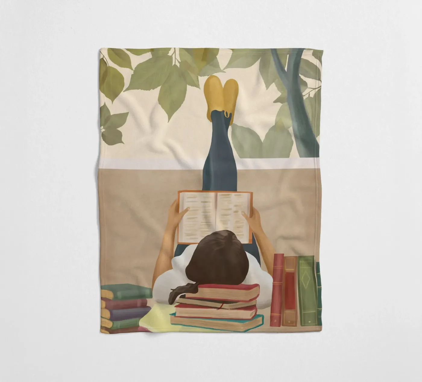 Bookworm fleecedeken van Flow Line