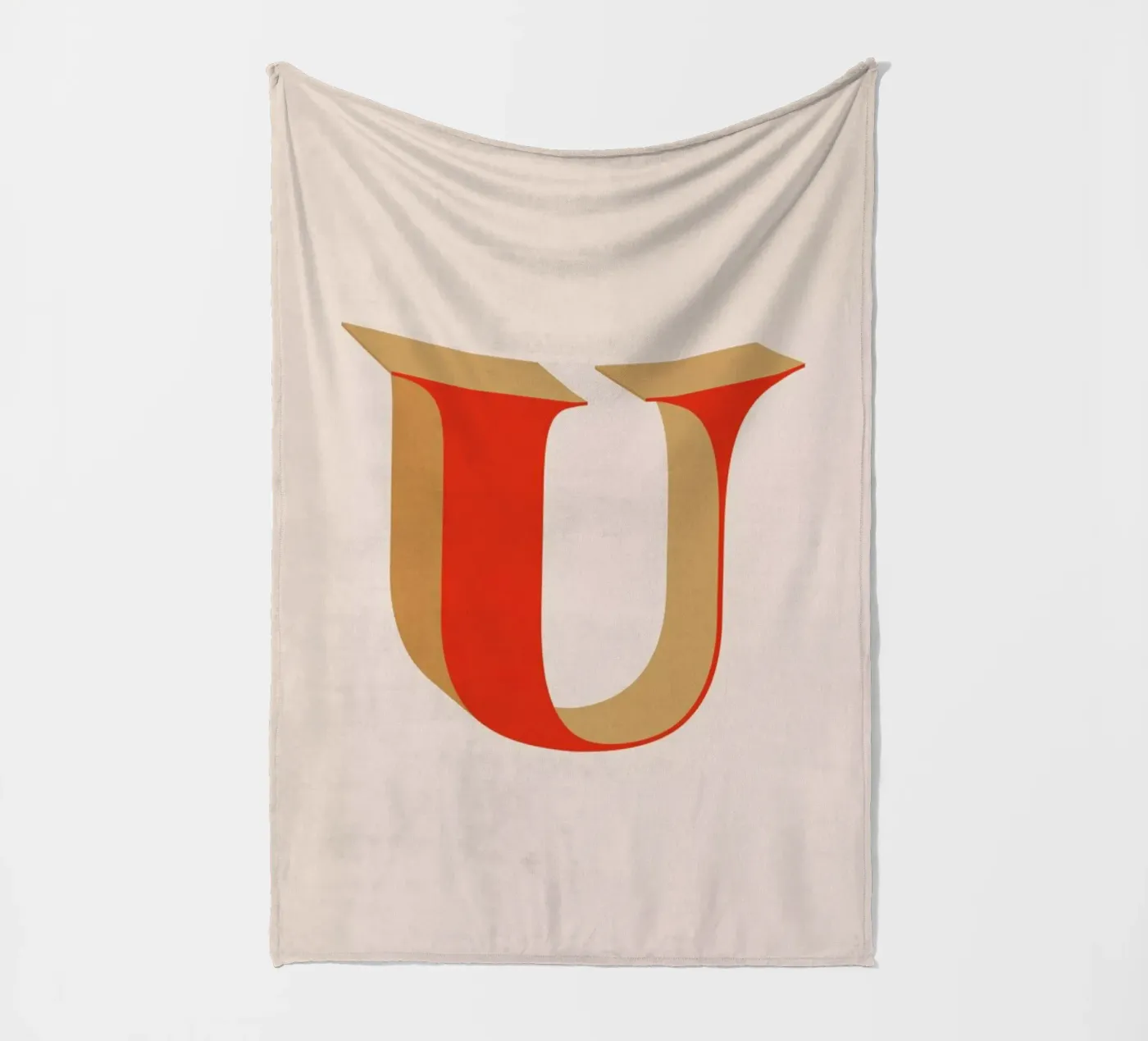 Red U Fleecedecke von daylight design studio