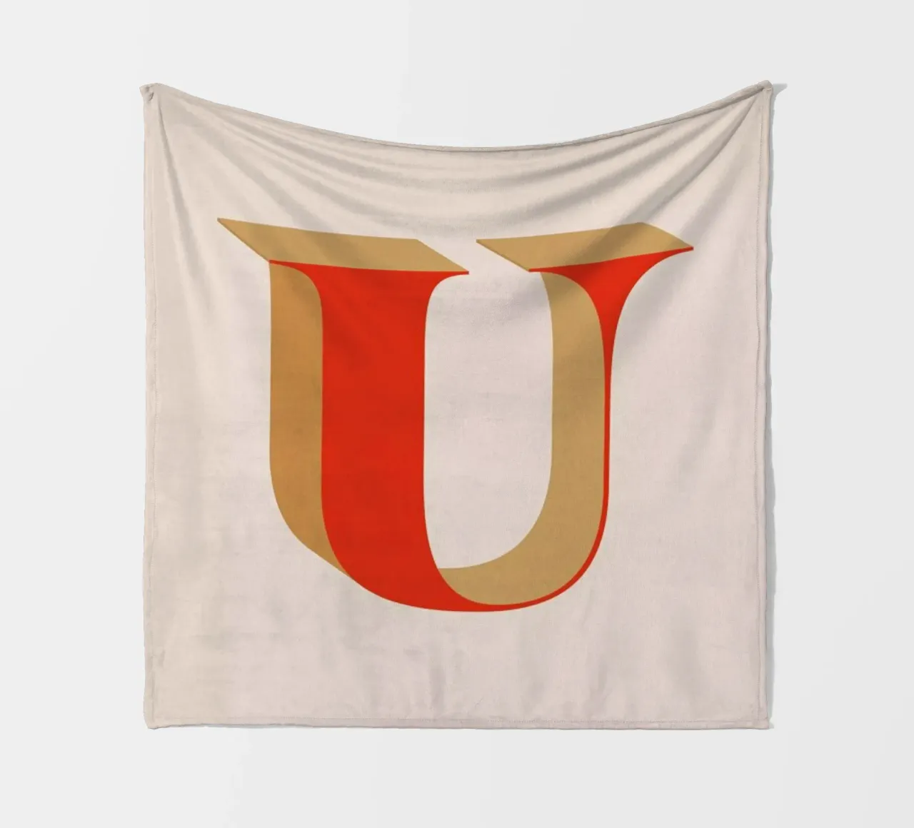 Red U Fleecedecke von daylight design studio