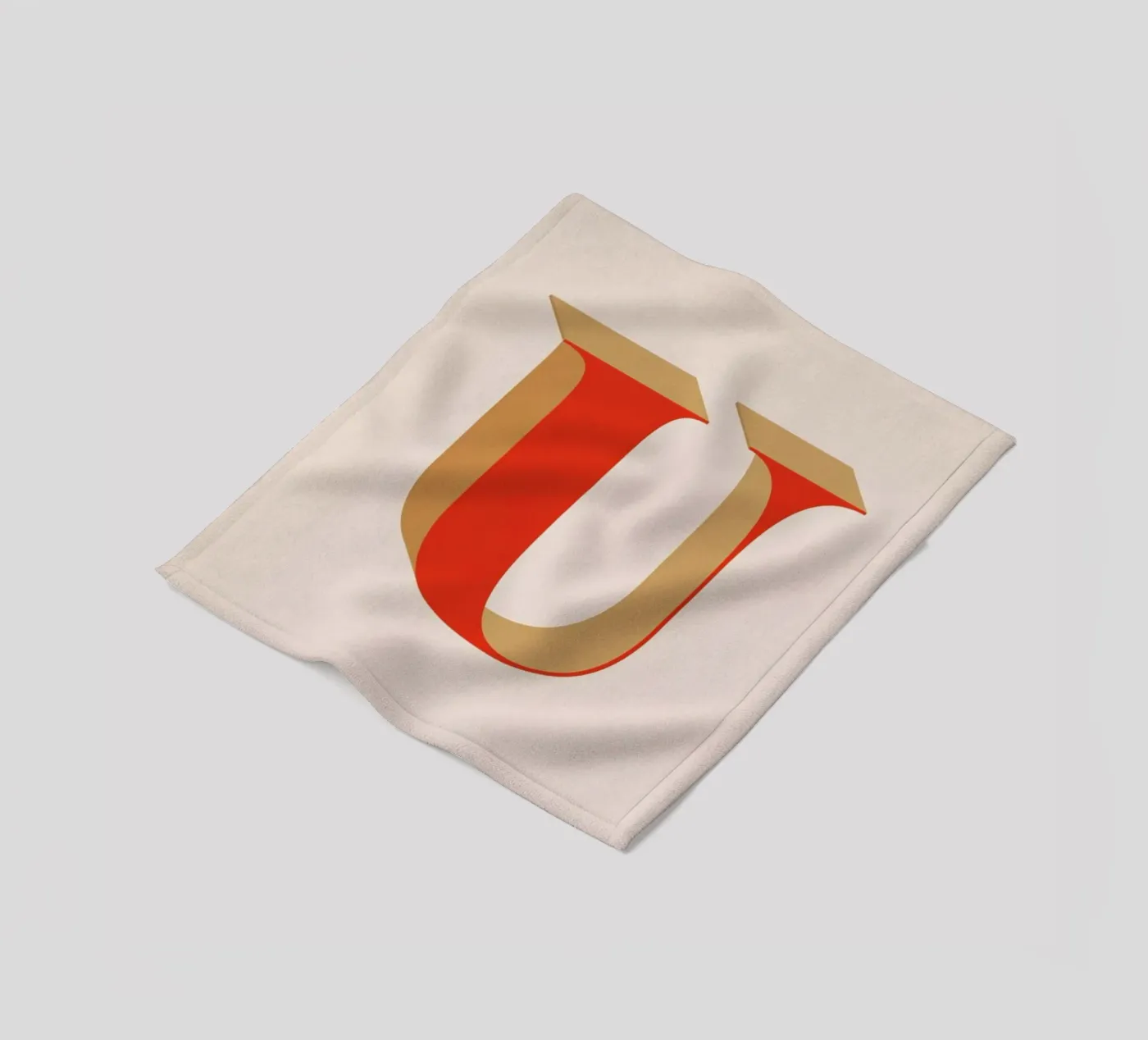 Red U Fleecedecke von daylight design studio
