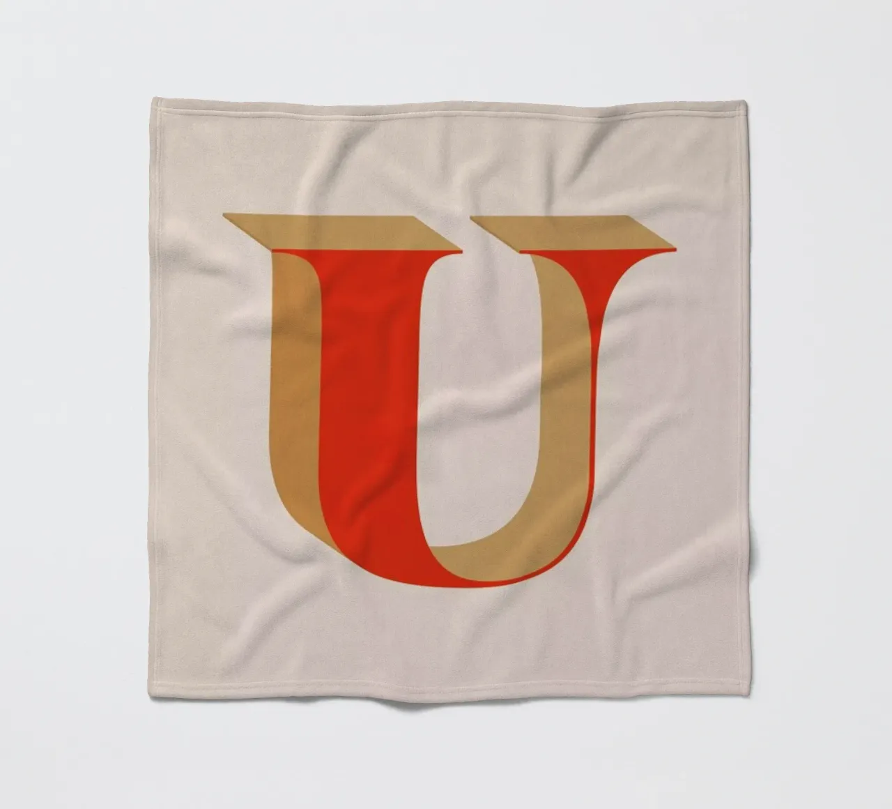 Red U Fleecedecke von daylight design studio