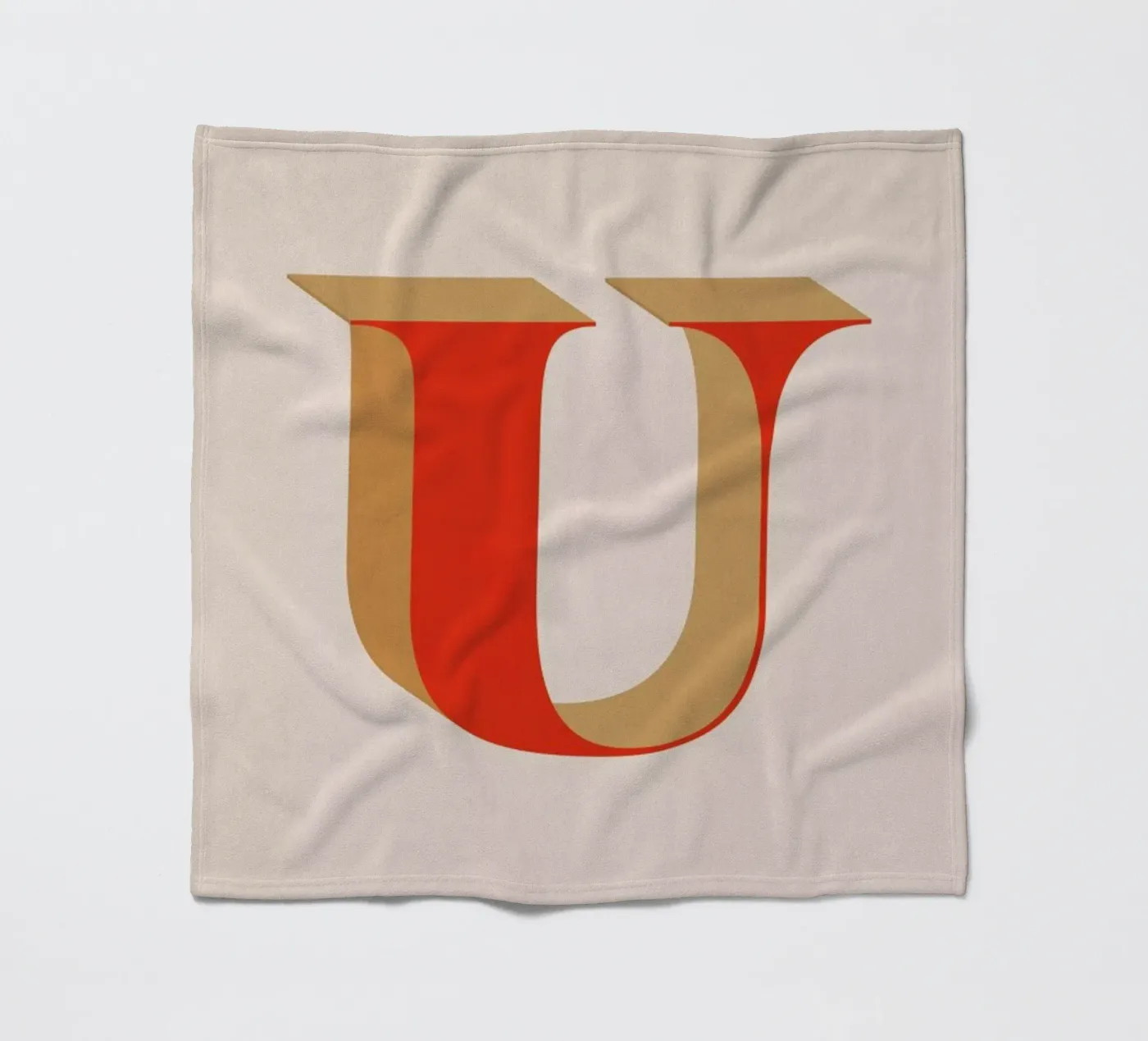 Red U Fleecedecke von daylight design studio
