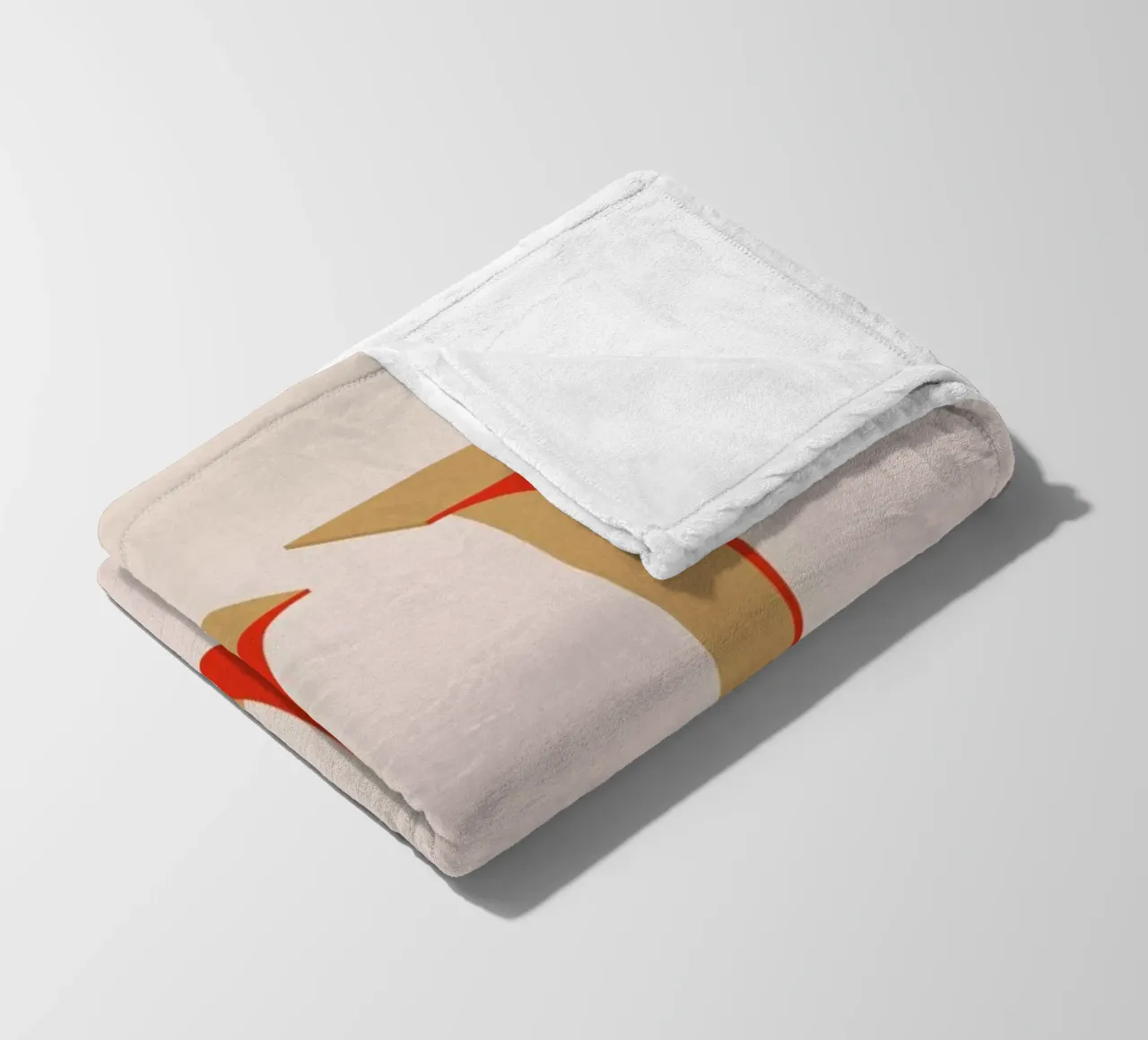 Red U Fleecedecke von daylight design studio