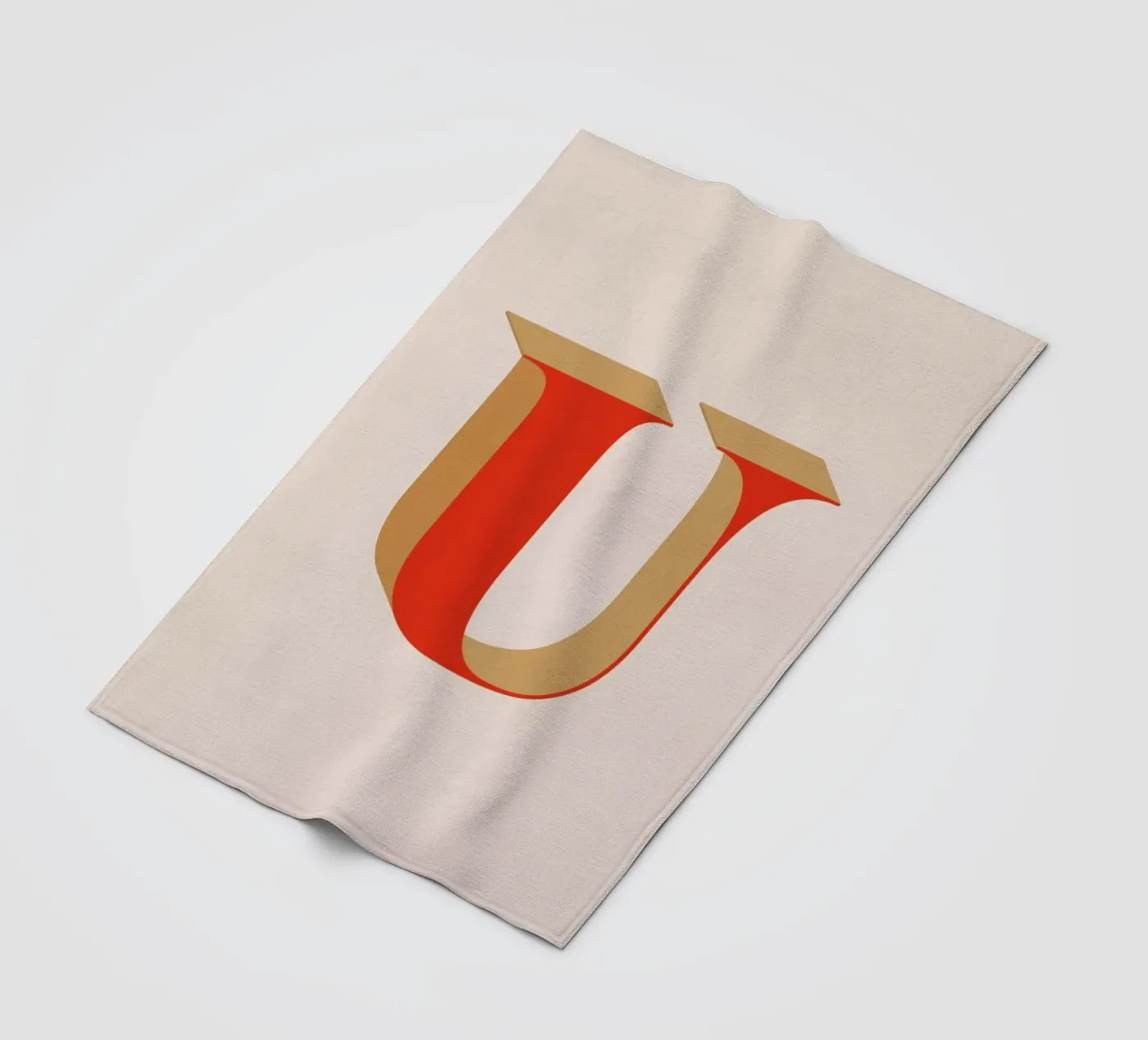 Red U Fleecedecke von daylight design studio