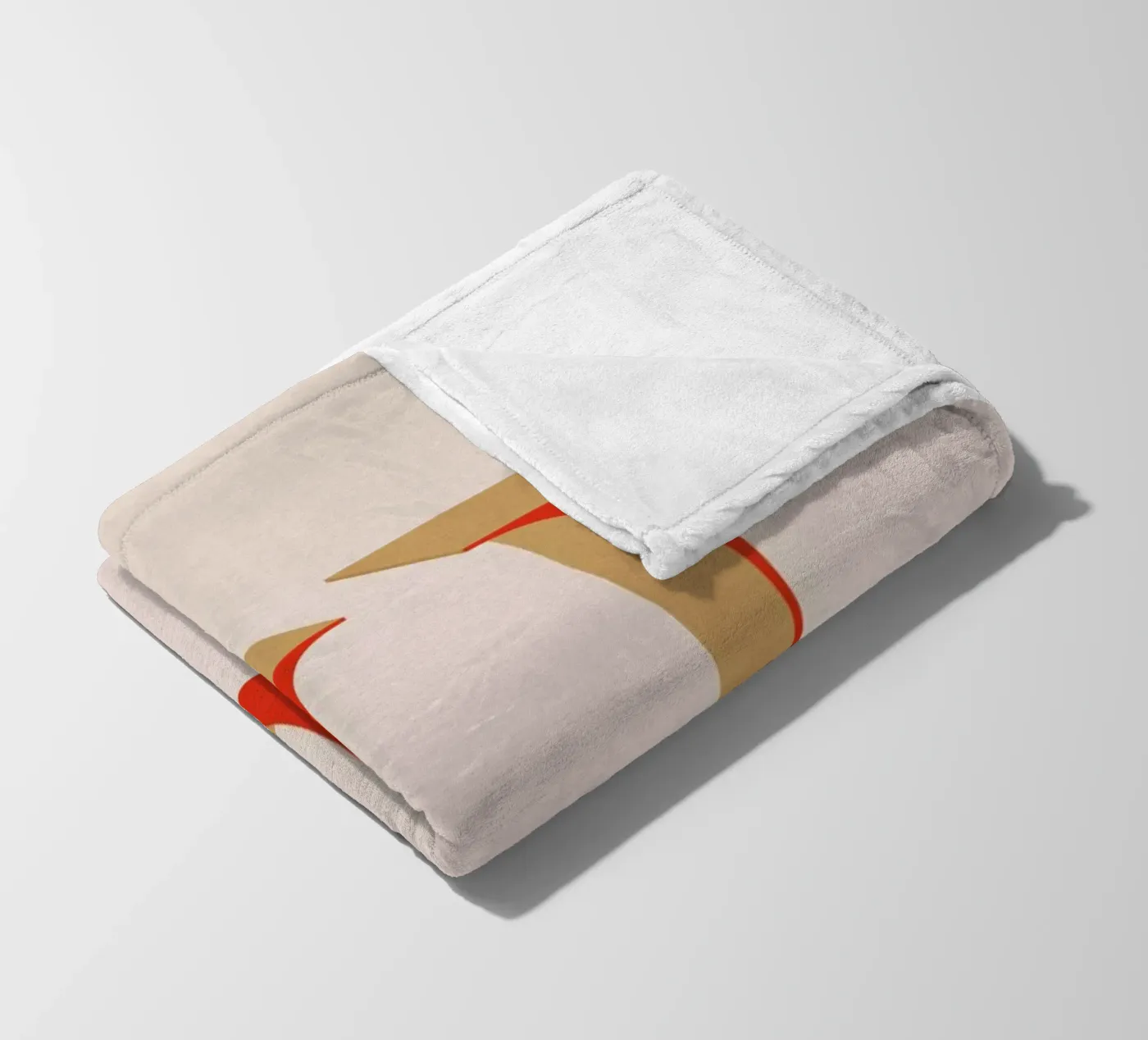Red U Fleecedecke von daylight design studio
