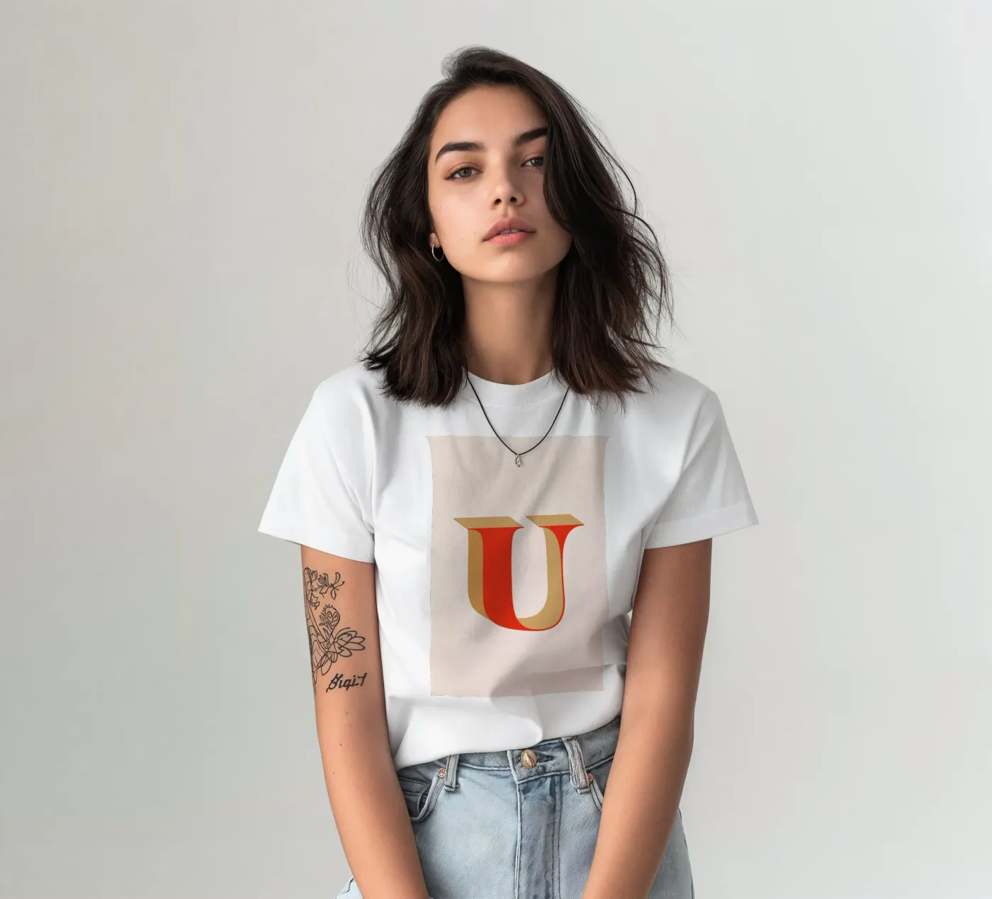 Red U t-shirt da daylight design studio