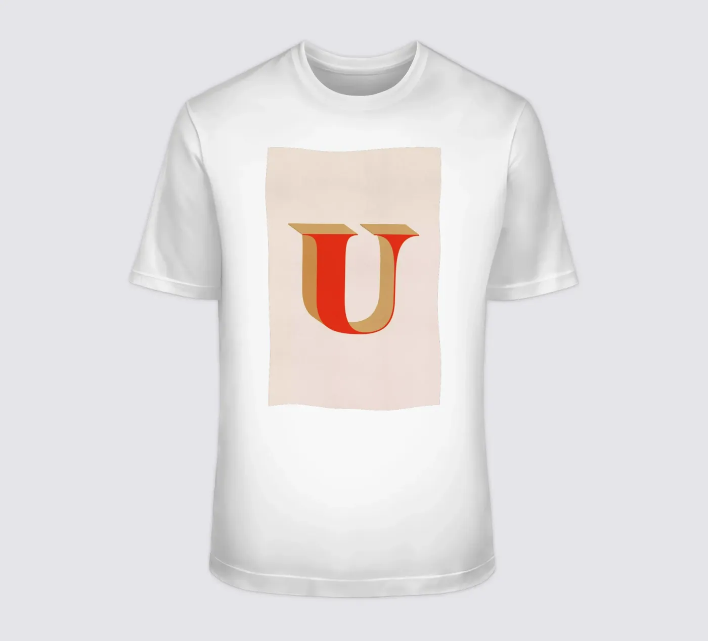 Red U t-shirt da daylight design studio