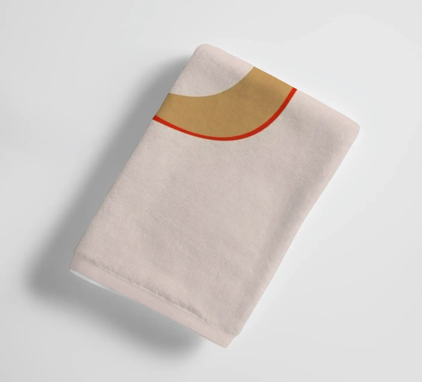 Red U towel by daylight design studio