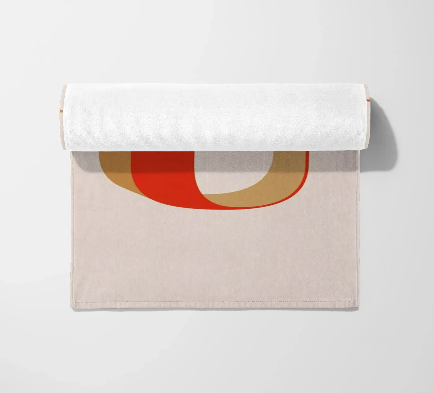 Red U strandhanddoek van daylight design studio