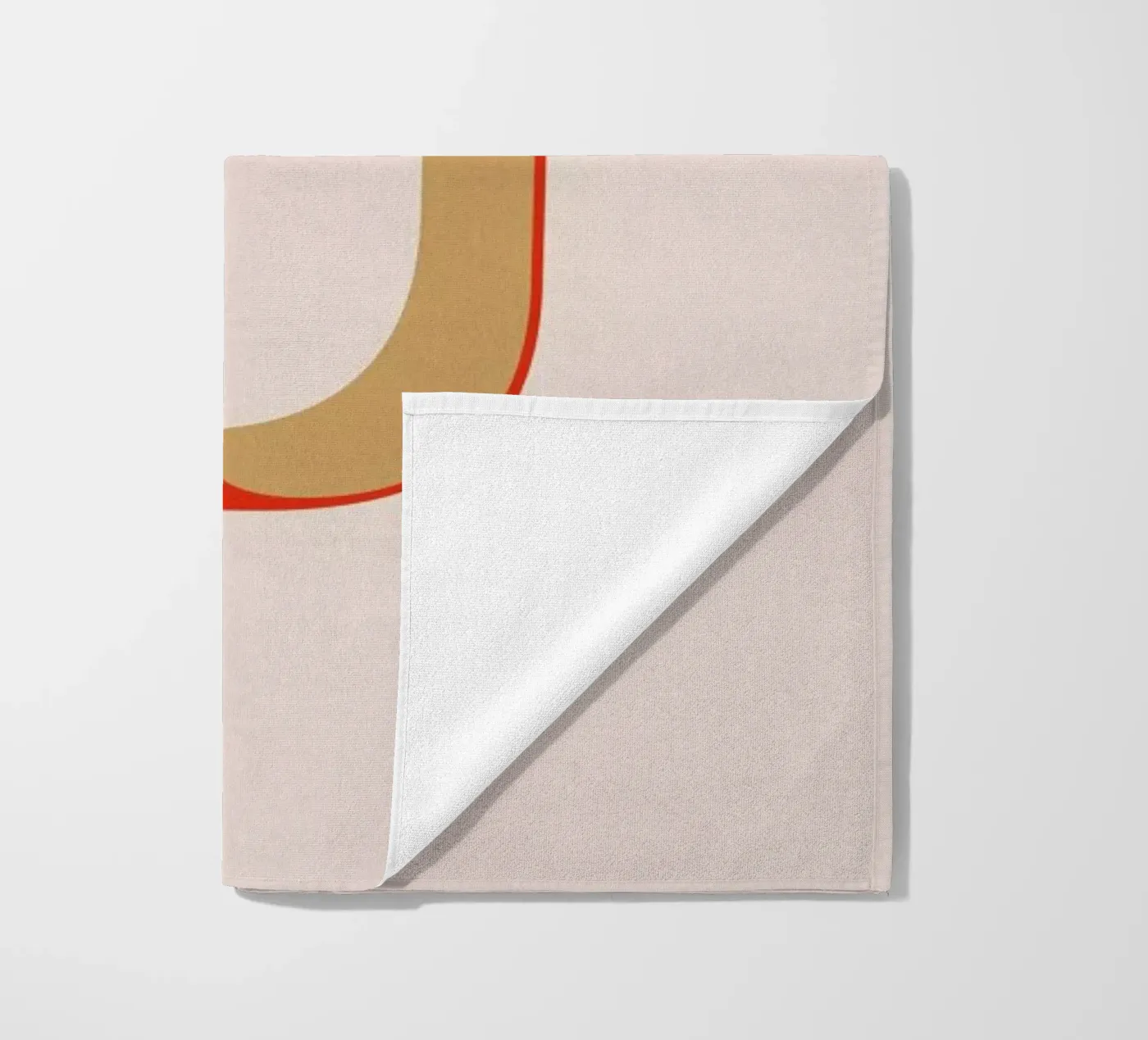 Red U strandhanddoek van daylight design studio