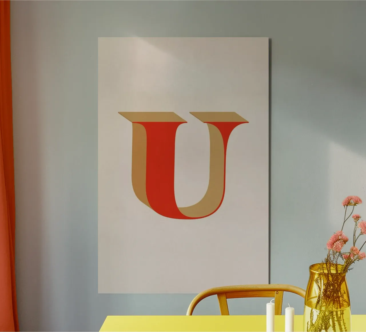 Red U forex plate by daylight design studio