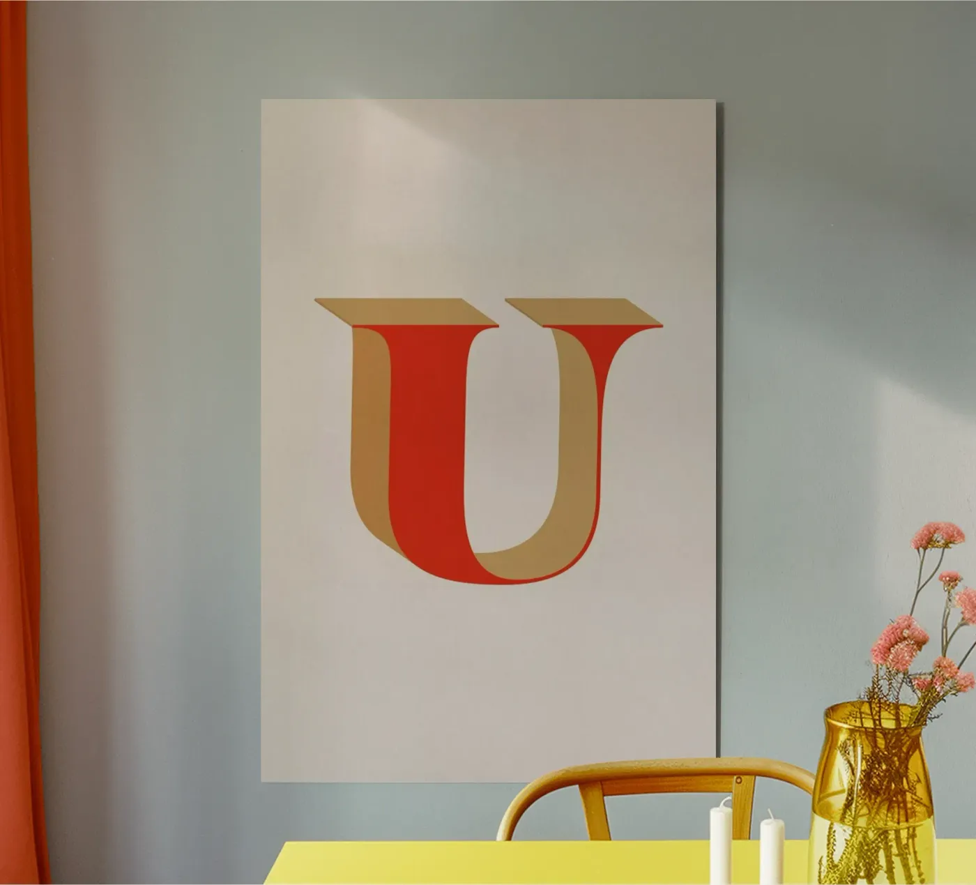 Red U forex-plaat van daylight design studio