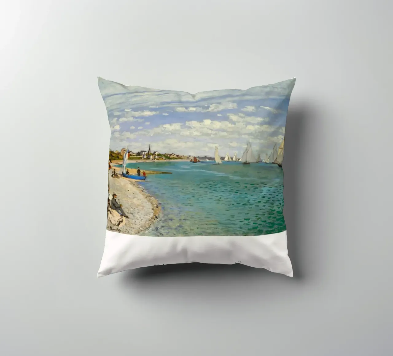 Claude Monet - Regata a Saint Adresse cuscino da Old Masters