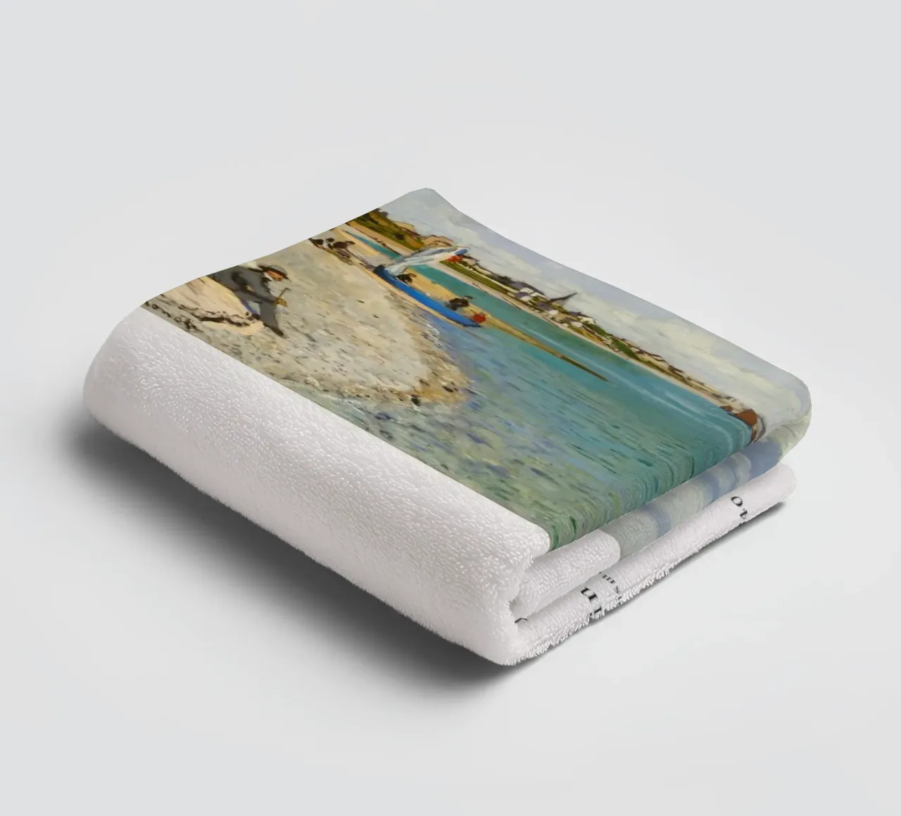 Claude Monet - Regata a Saint Adresse asciugamano da bagno da Old Masters