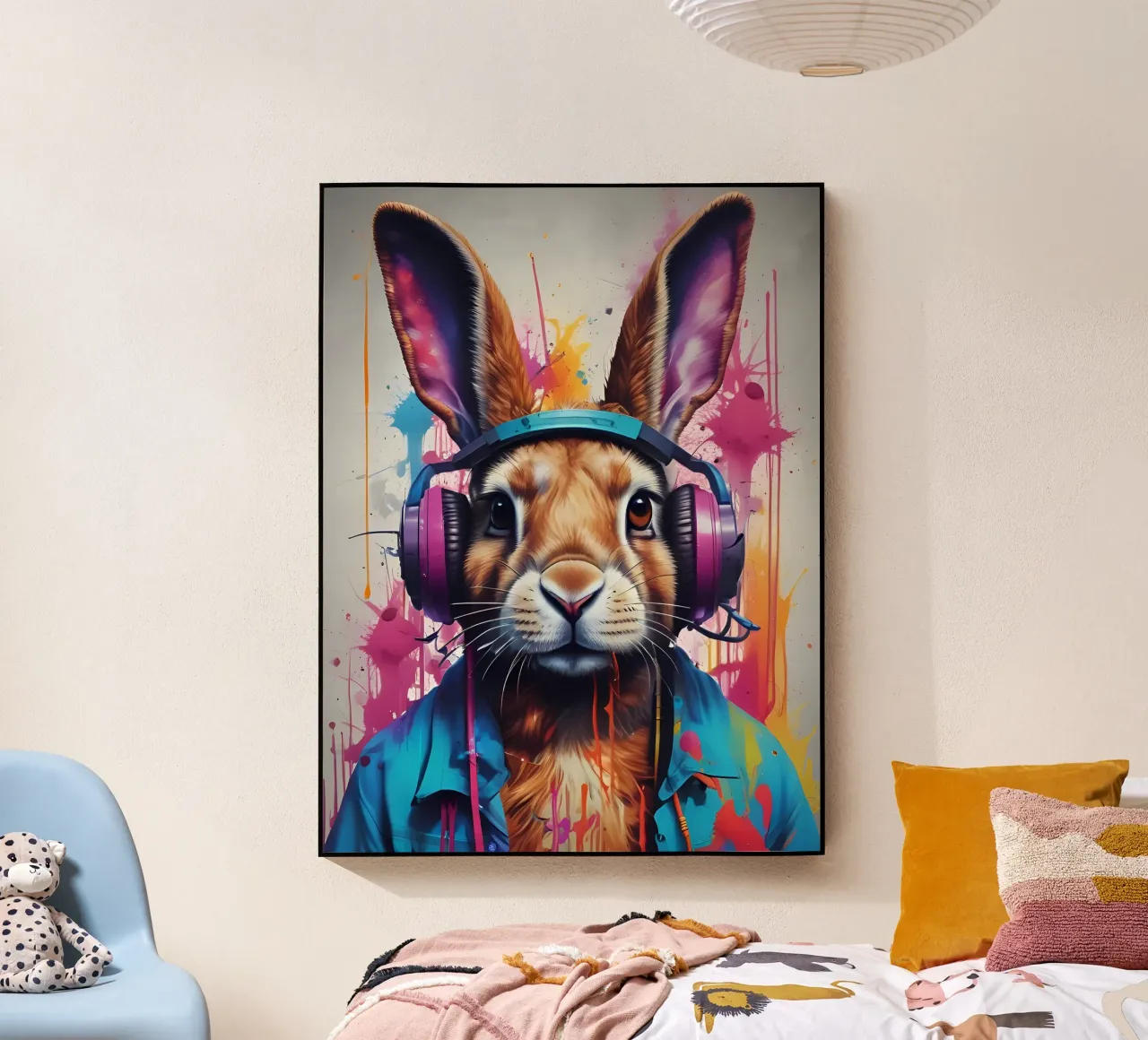 Coniglio melomane plexiglass da MakArena