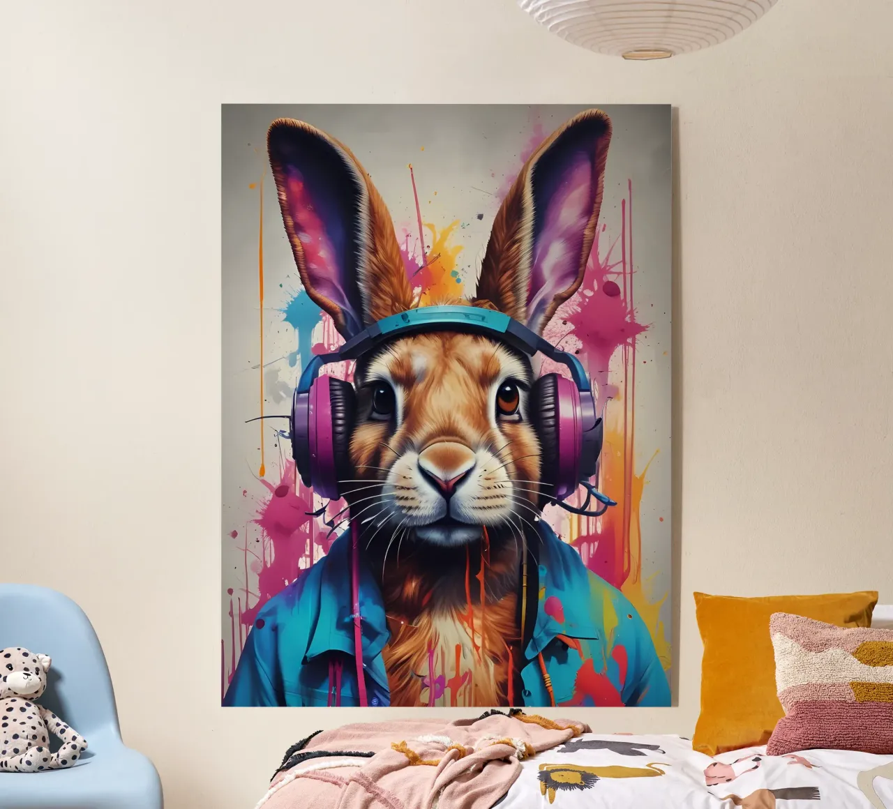 Coniglio melomane plexiglass da MakArena