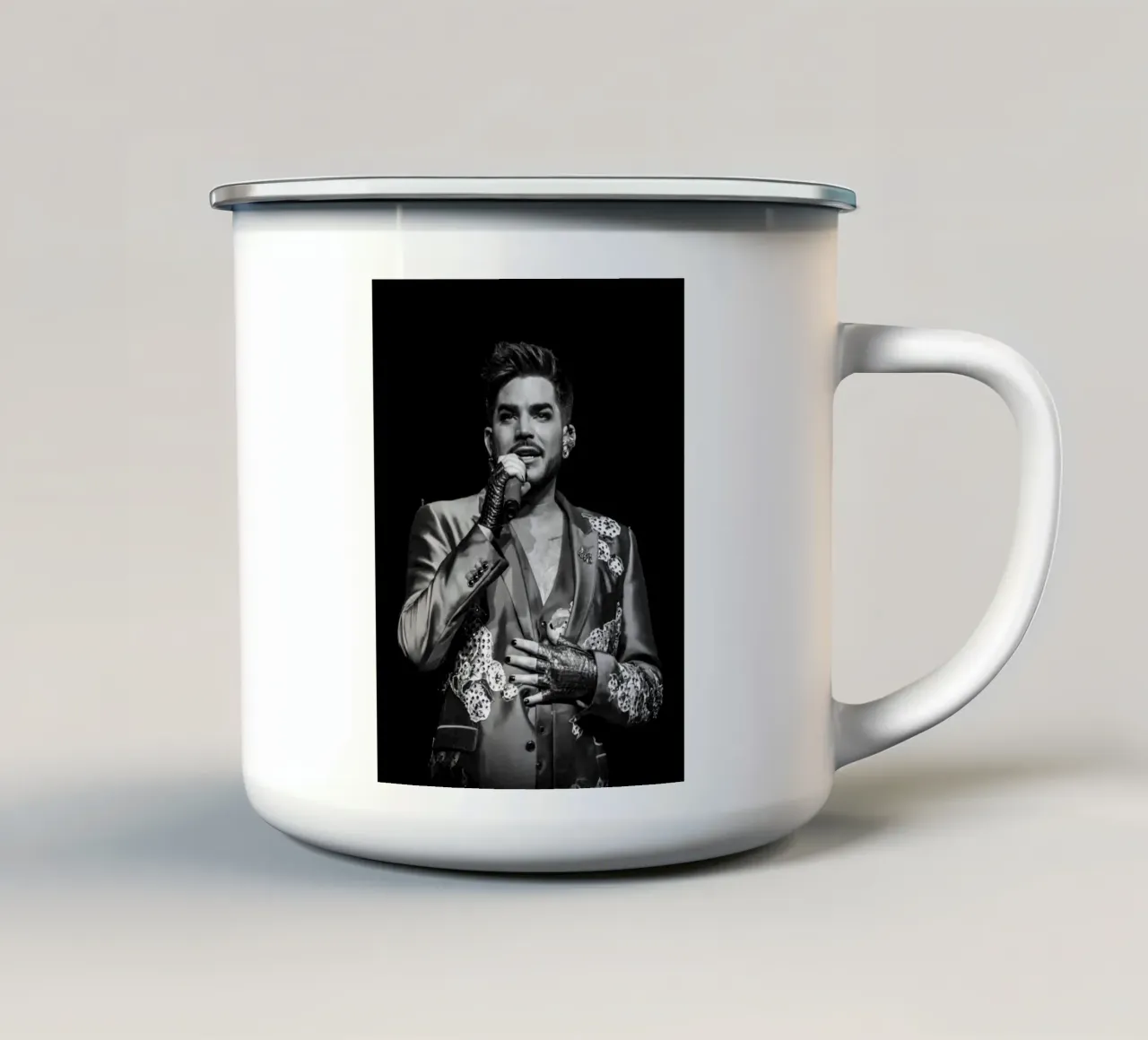 Il concerto di Adam Lambert tazza in smalto da HUMMERSONIC