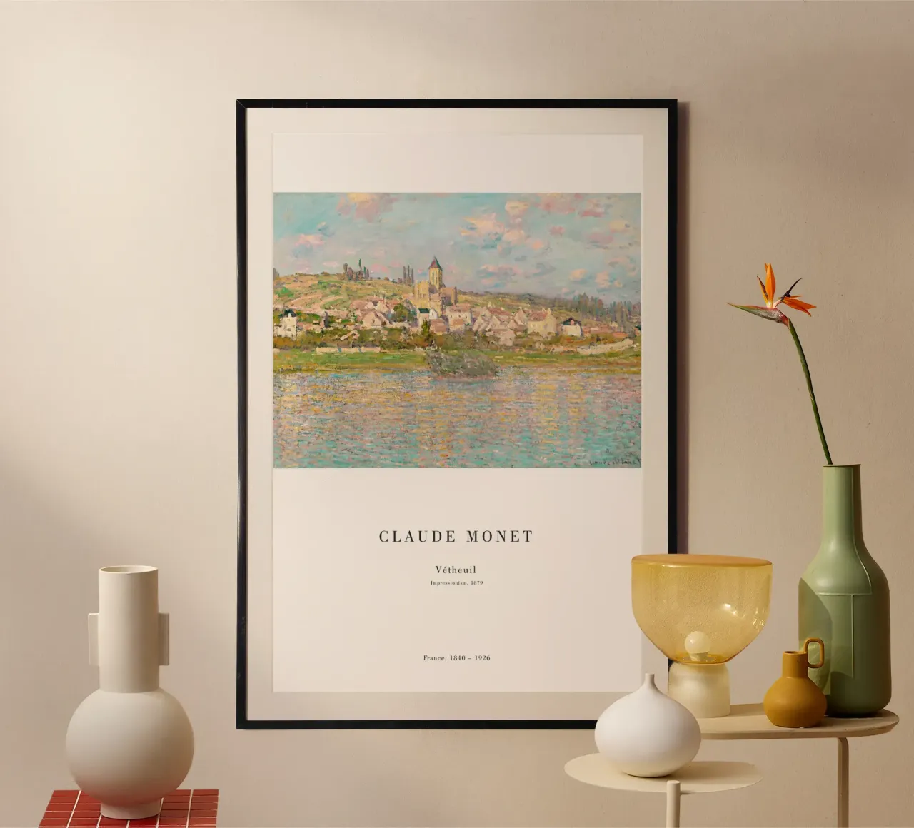 Claude Monet - Vetheuil poster da Old Masters
