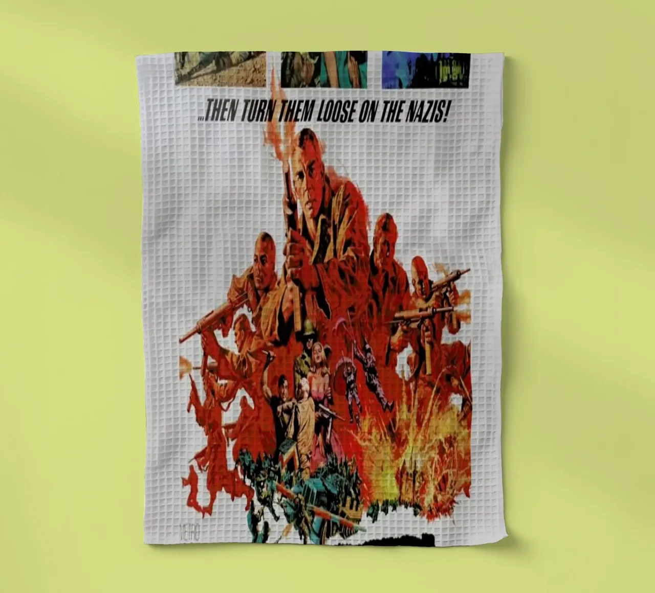 ‘The Dirty Dozen’ Retro Movie Poster canovaccio da cucina da Gallery Print and Art Limited
