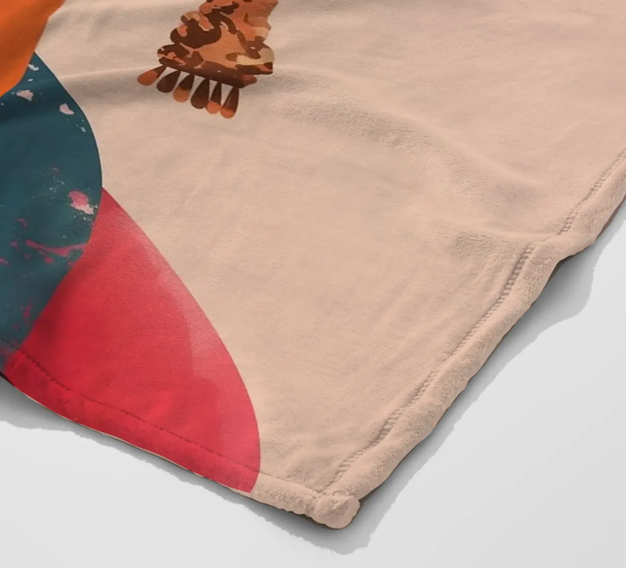 Frida Creativa e colorata coperta in pile da Carinaprint