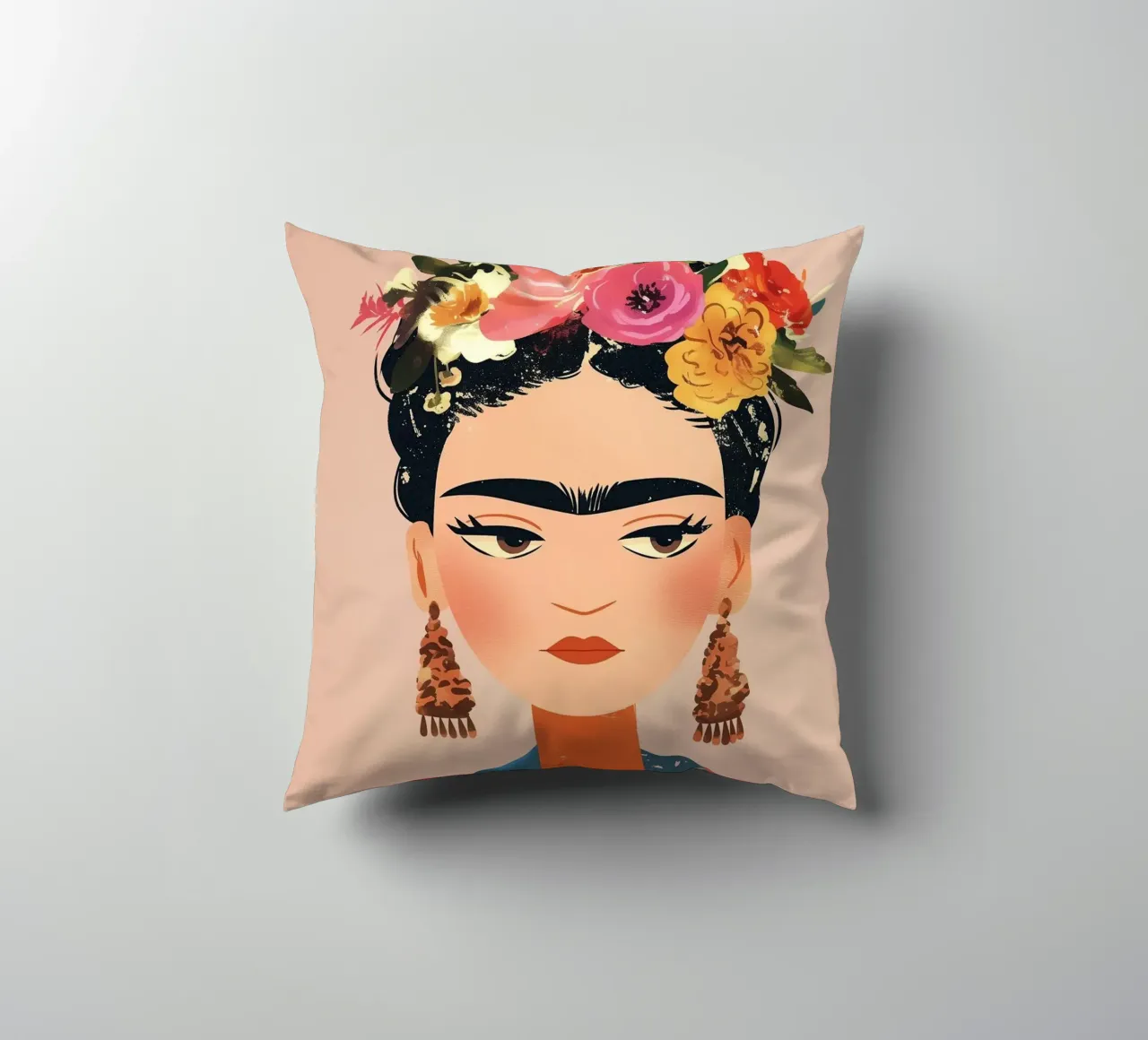 Frida Creativa e colorata cuscino da Carinaprint