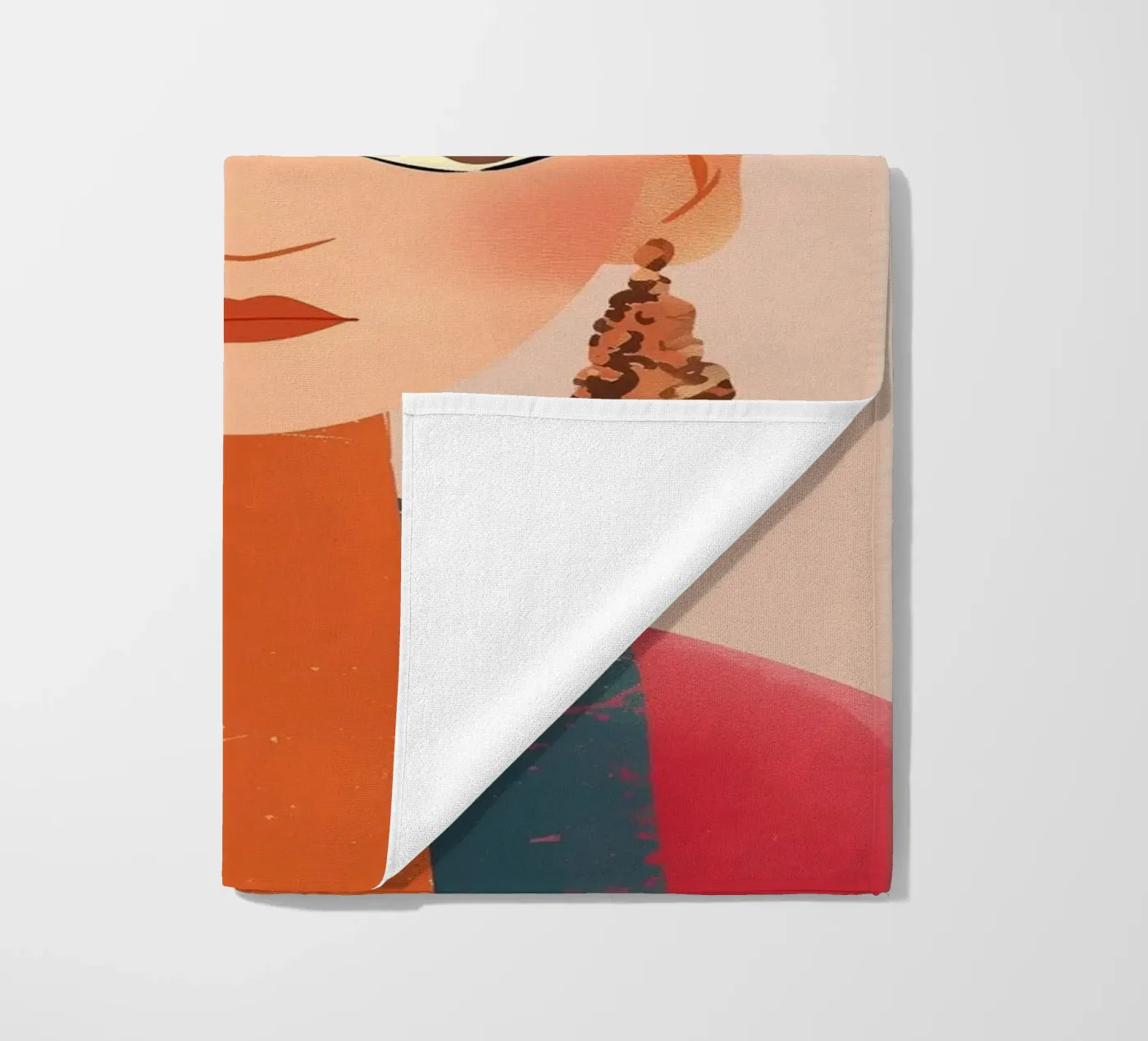 Frida Creativa e colorata telo mare da Carinaprint