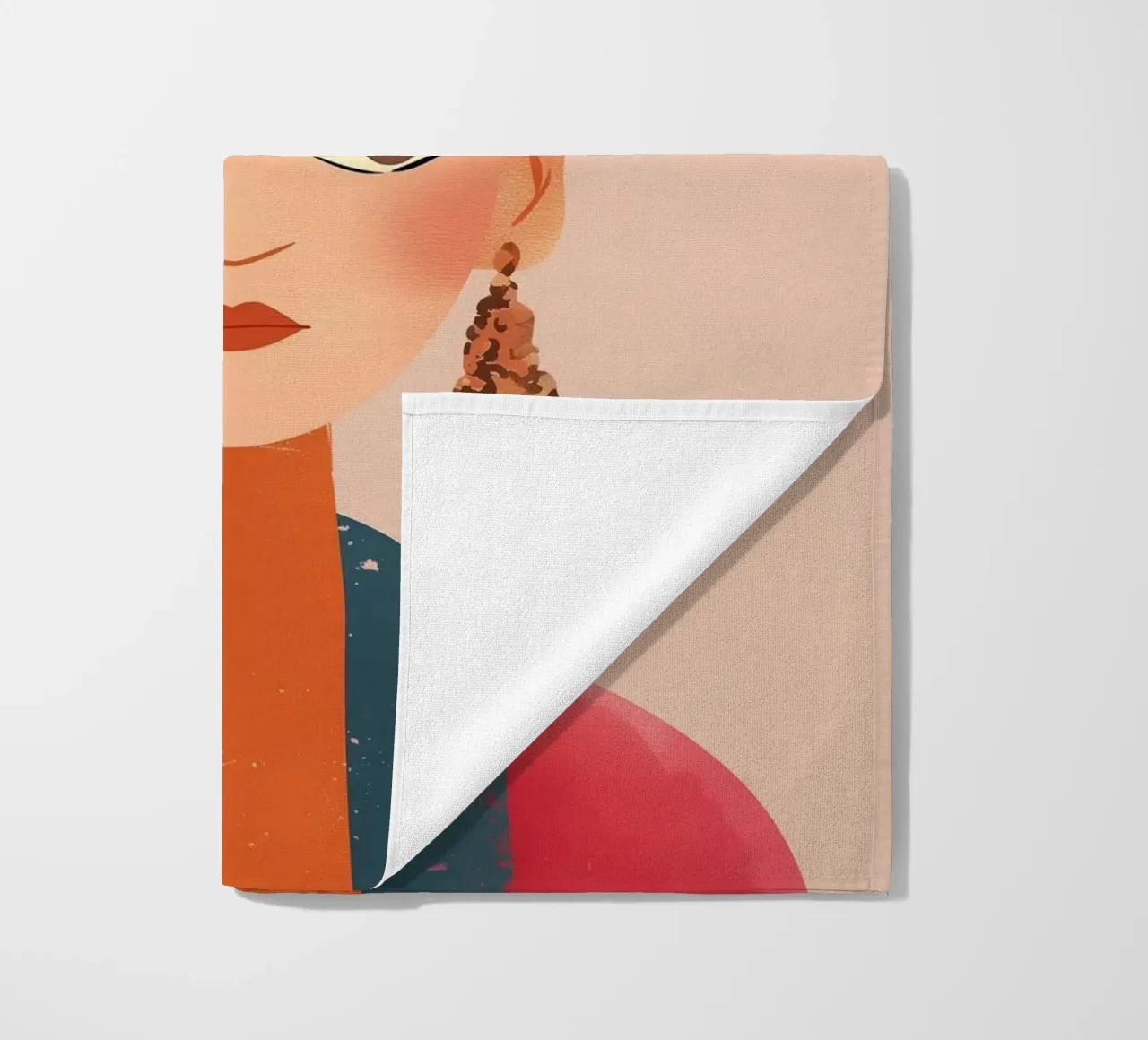 Frida Creativa e colorata telo mare da Carinaprint