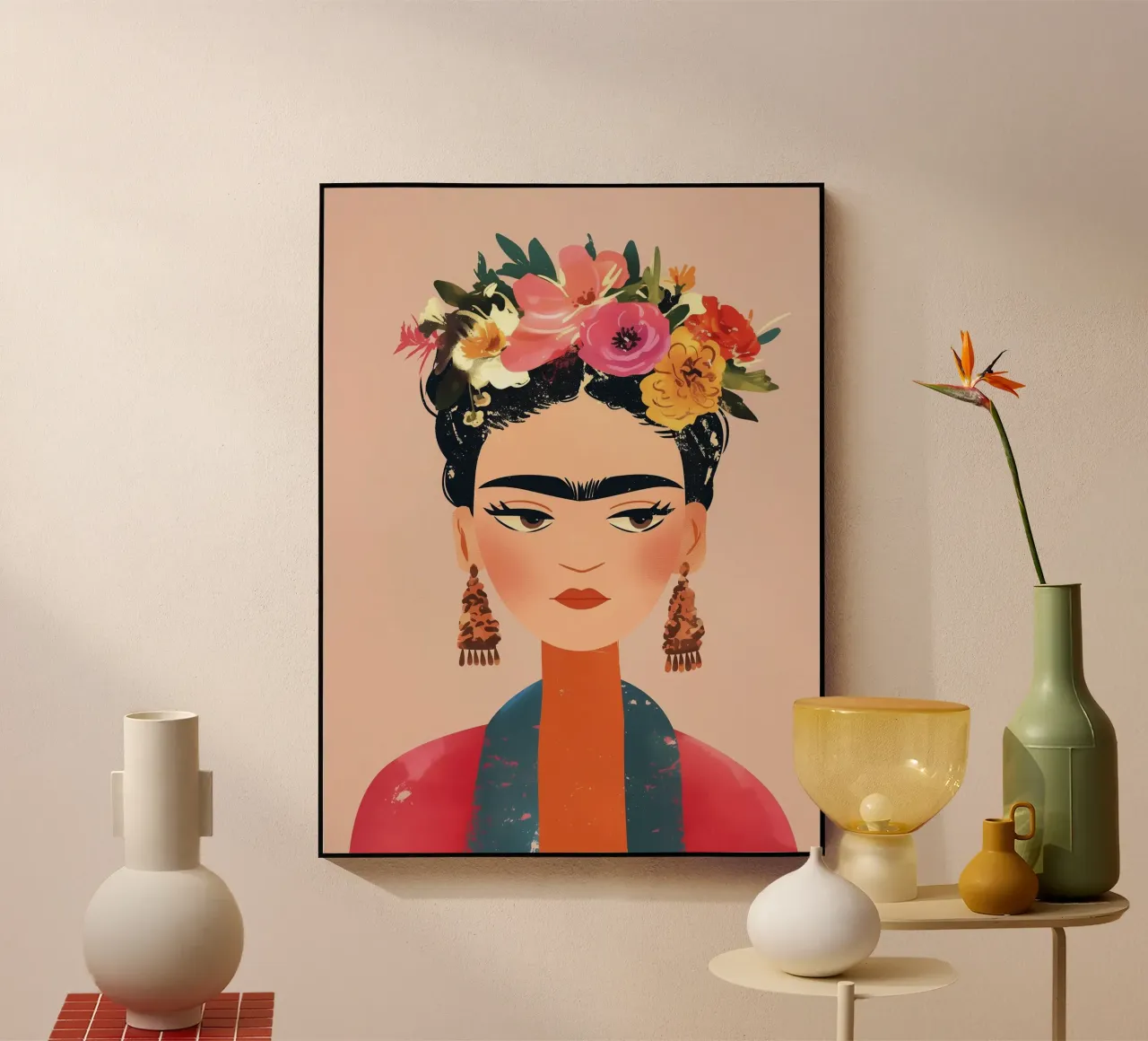 Frida Creativa e colorata plexiglass da Carinaprint