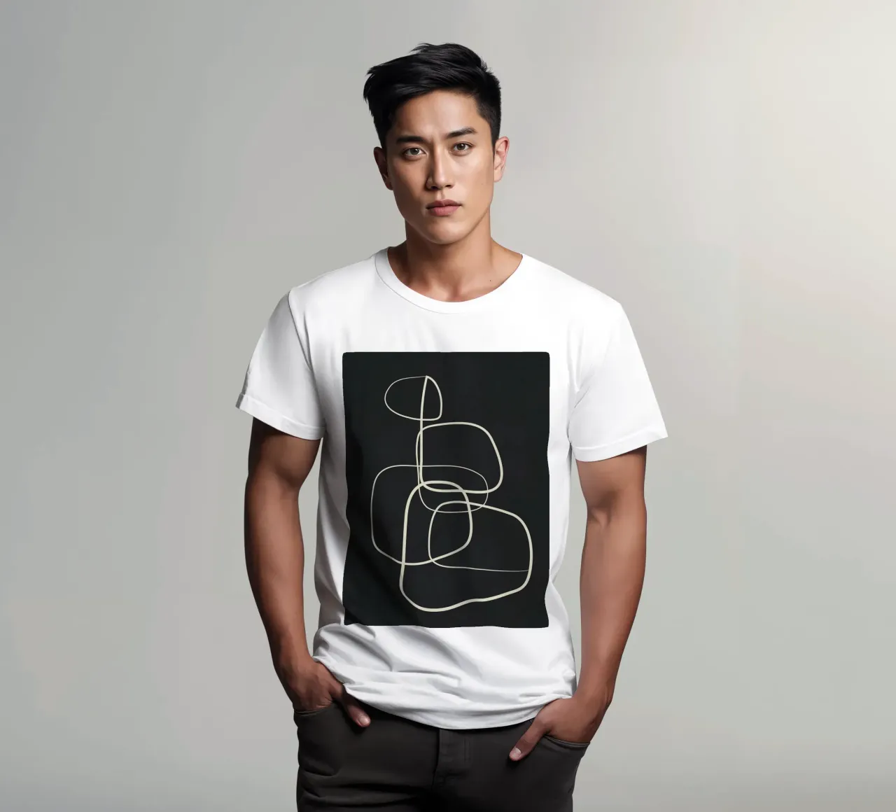 Abstract Lines 02 t-shirt van Flow Line