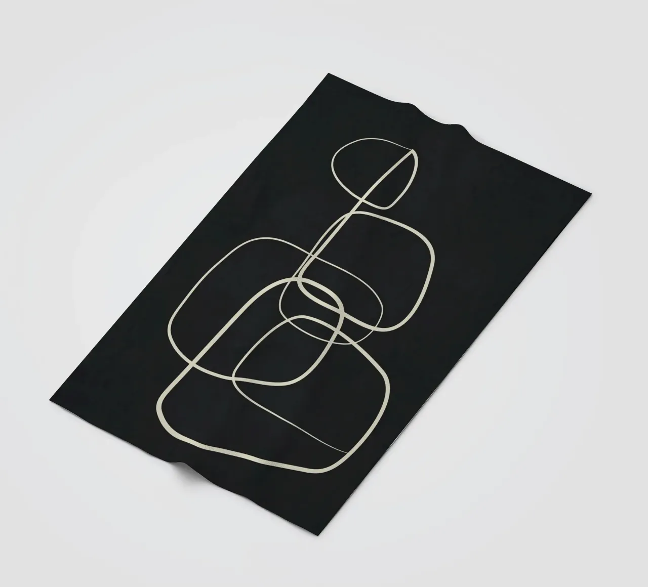 Abstract Lines 02 coperta in pile da Flow Line