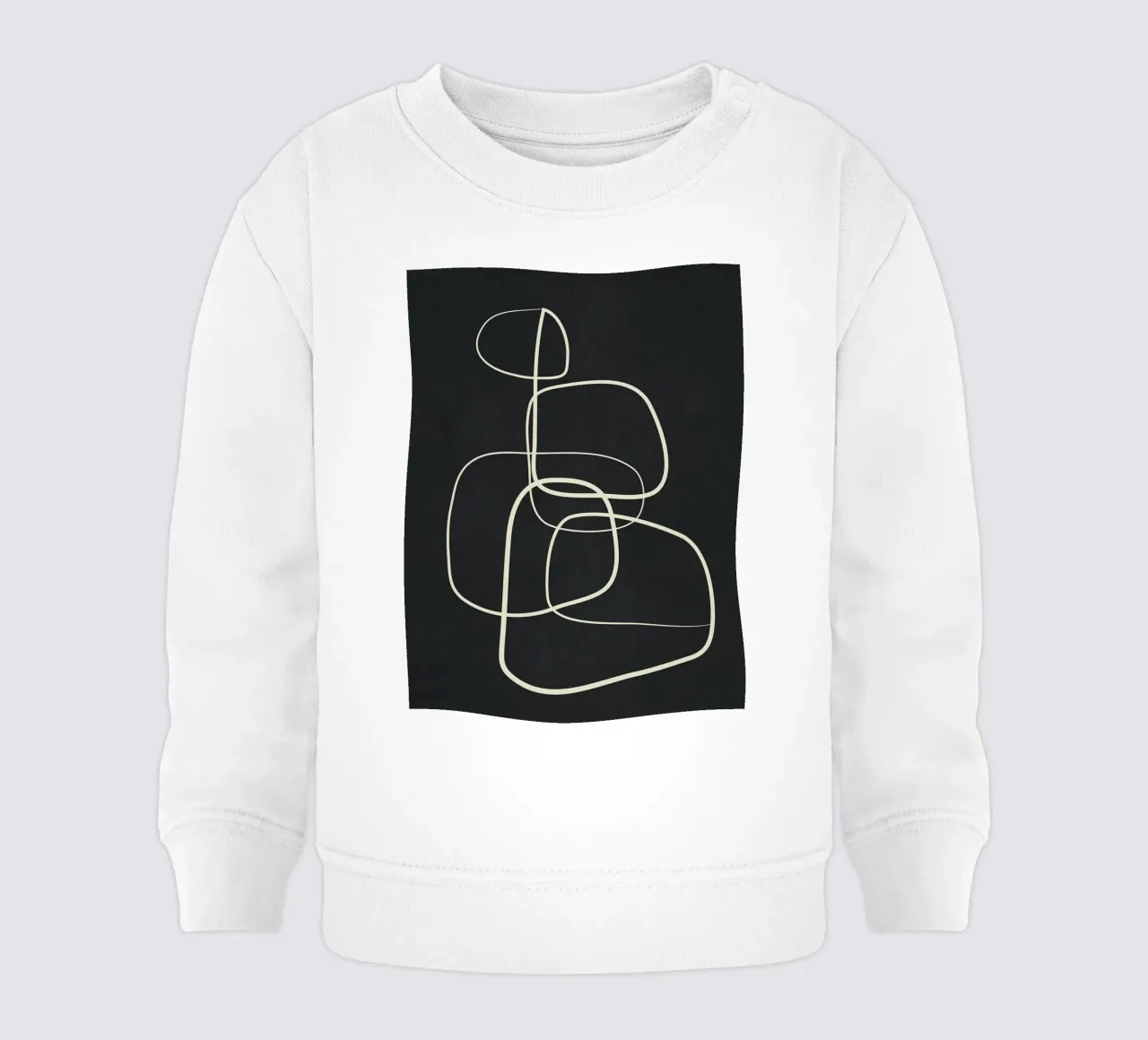 Abstract Lines 02 sweat pour bébé de Flow Line