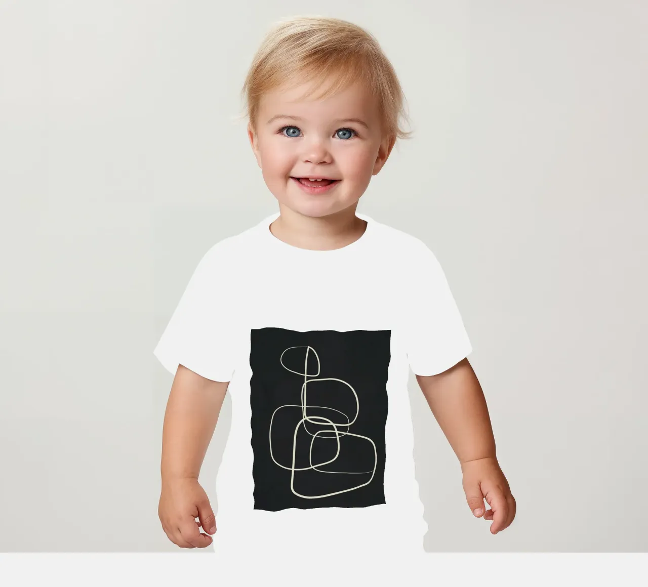 Abstract Lines 02 maglietta neonato da Flow Line