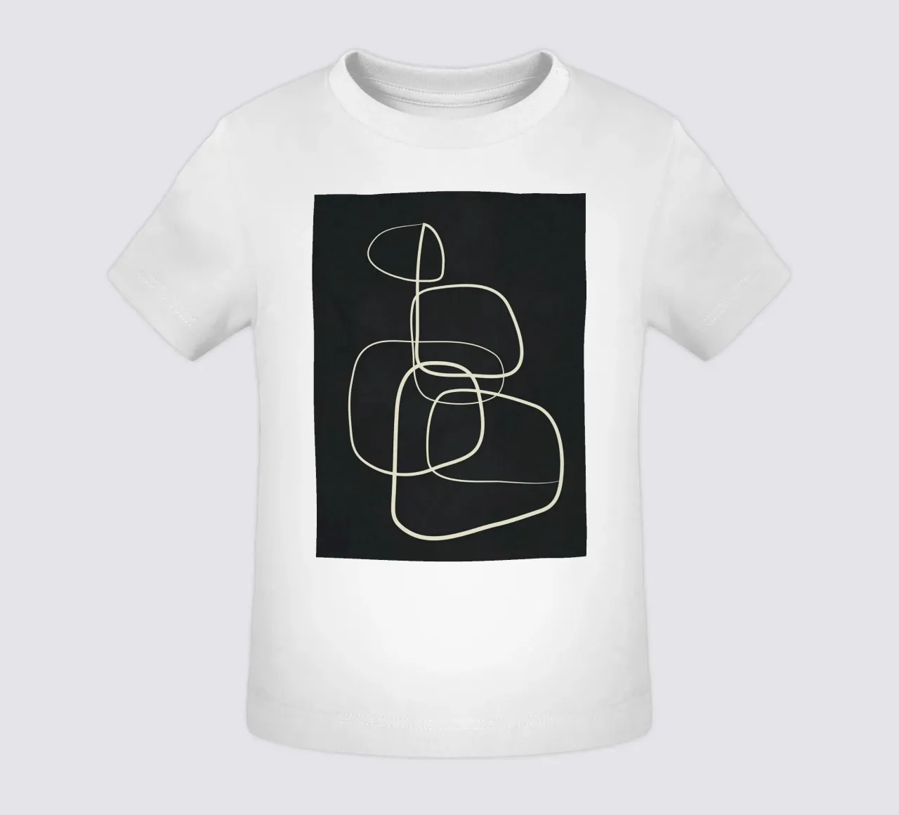 Abstract Lines 02 maglietta neonato da Flow Line