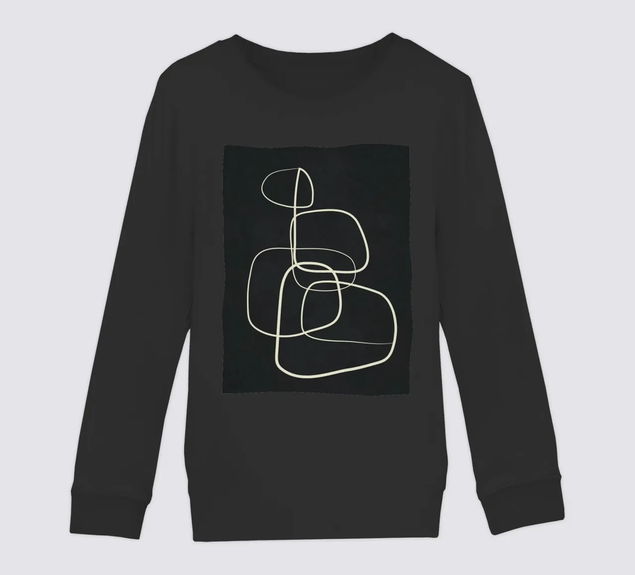 Abstract Lines 02 felpa bambino da Flow Line