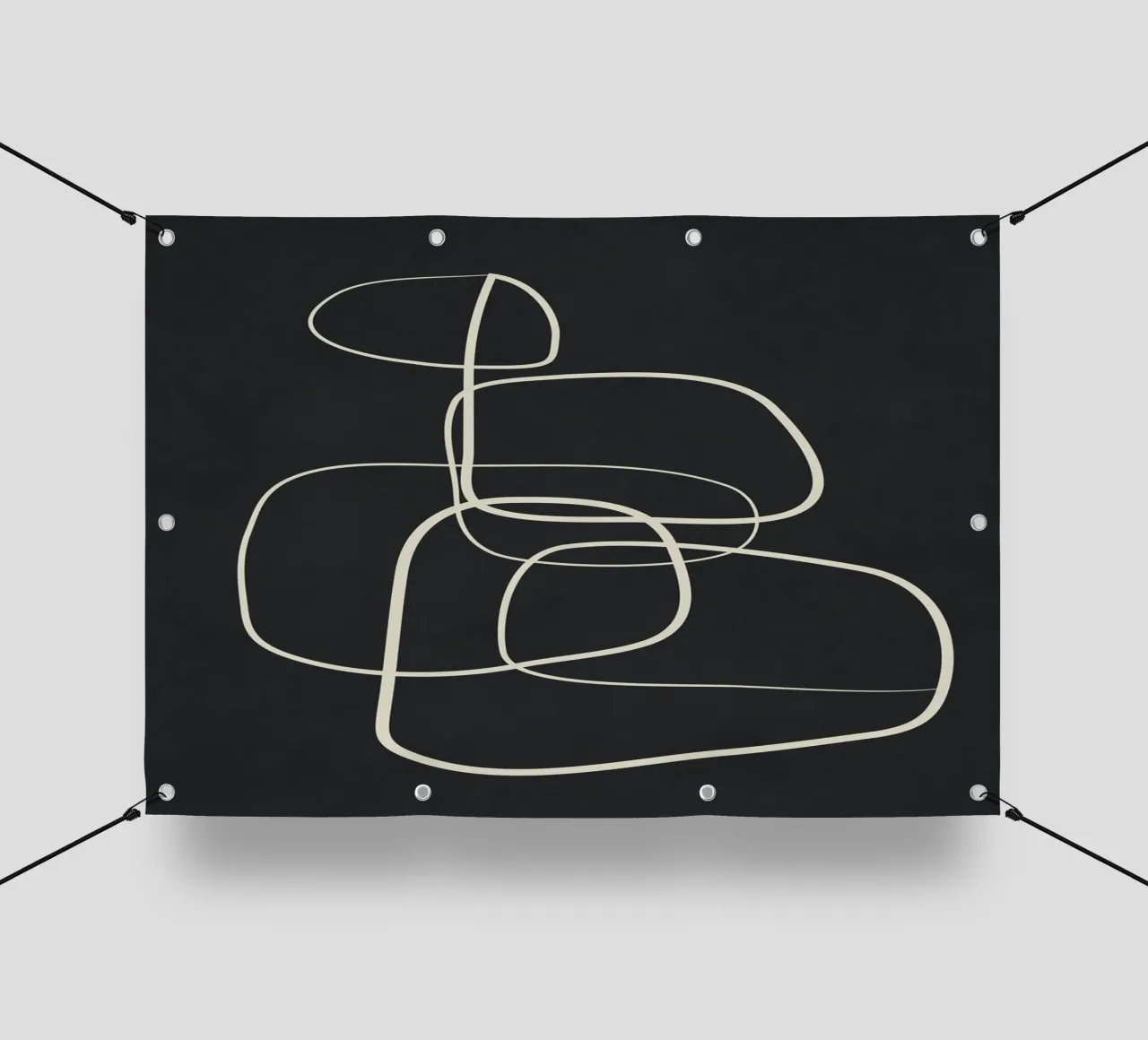 Abstract Lines 02 telo in pvc da Flow Line