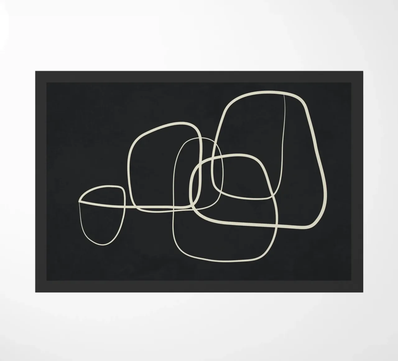 Abstract Lines 02 Fußmatte von Flow Line