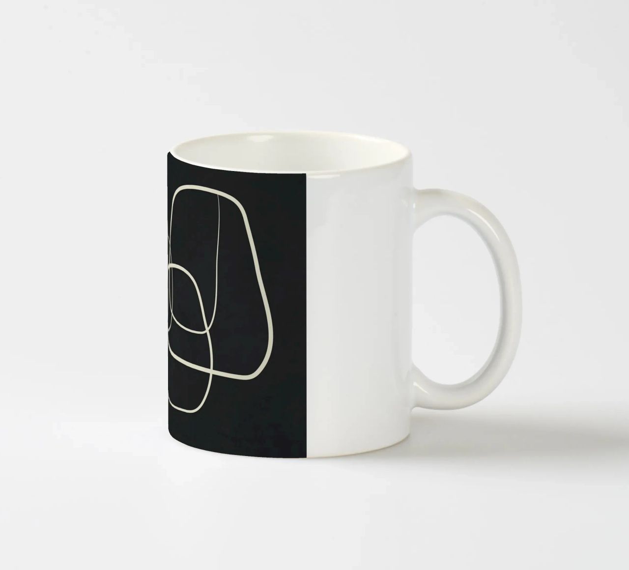 Abstract Lines 02 tazza in ceramica da Flow Line