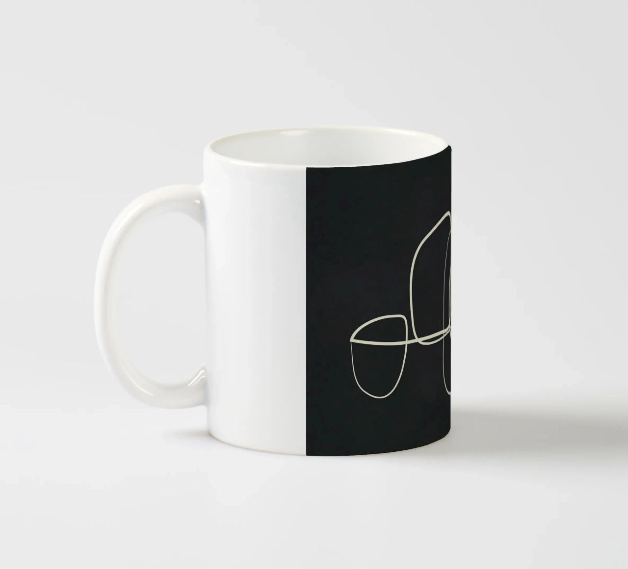 Abstract Lines 02 tazza in ceramica da Flow Line
