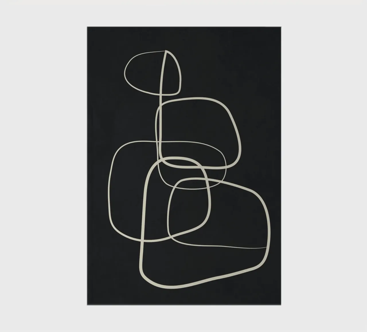 Abstract Lines 02 Notizbuch von Flow Line