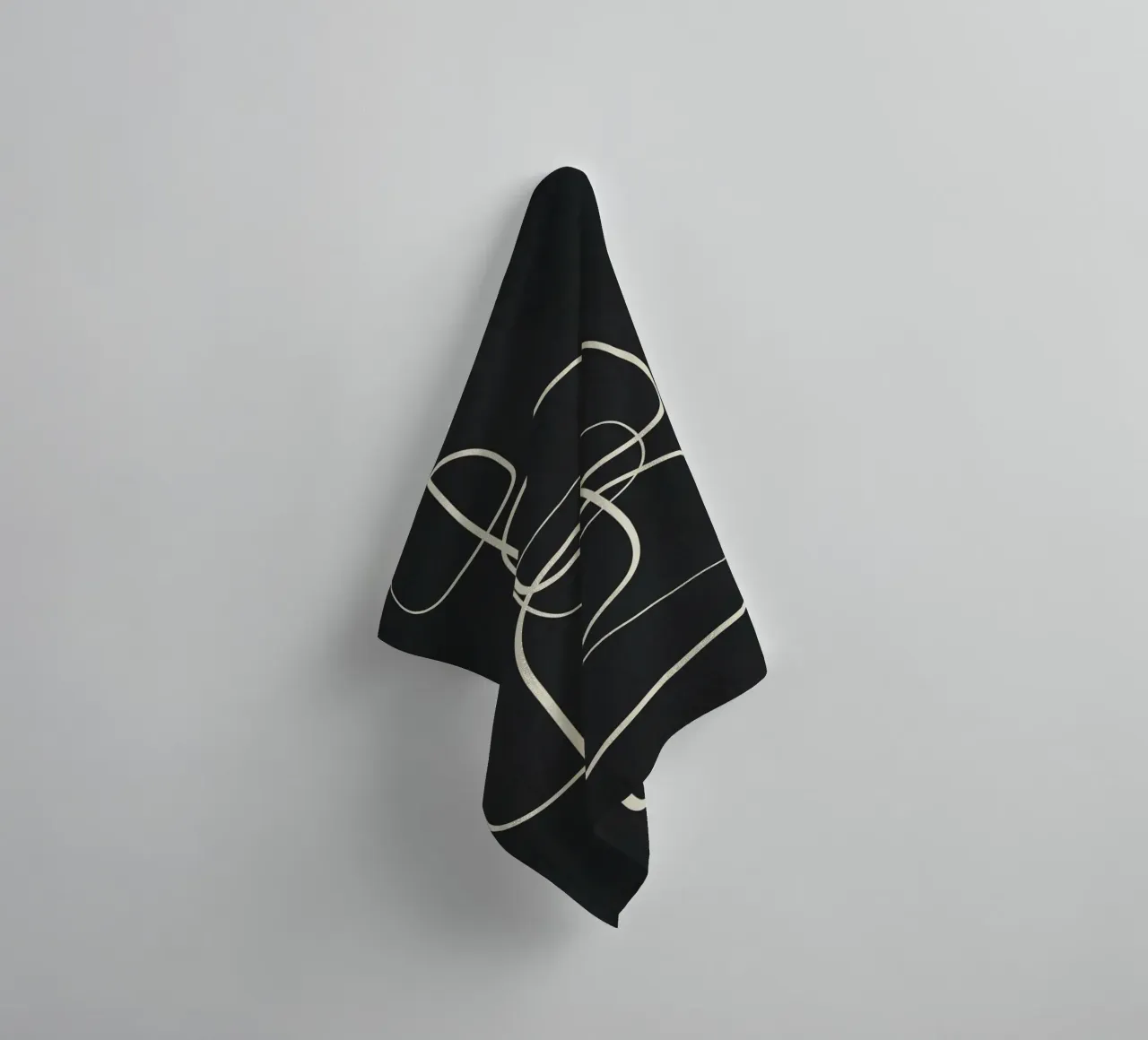 Abstract Lines 02 towel by Flow Line