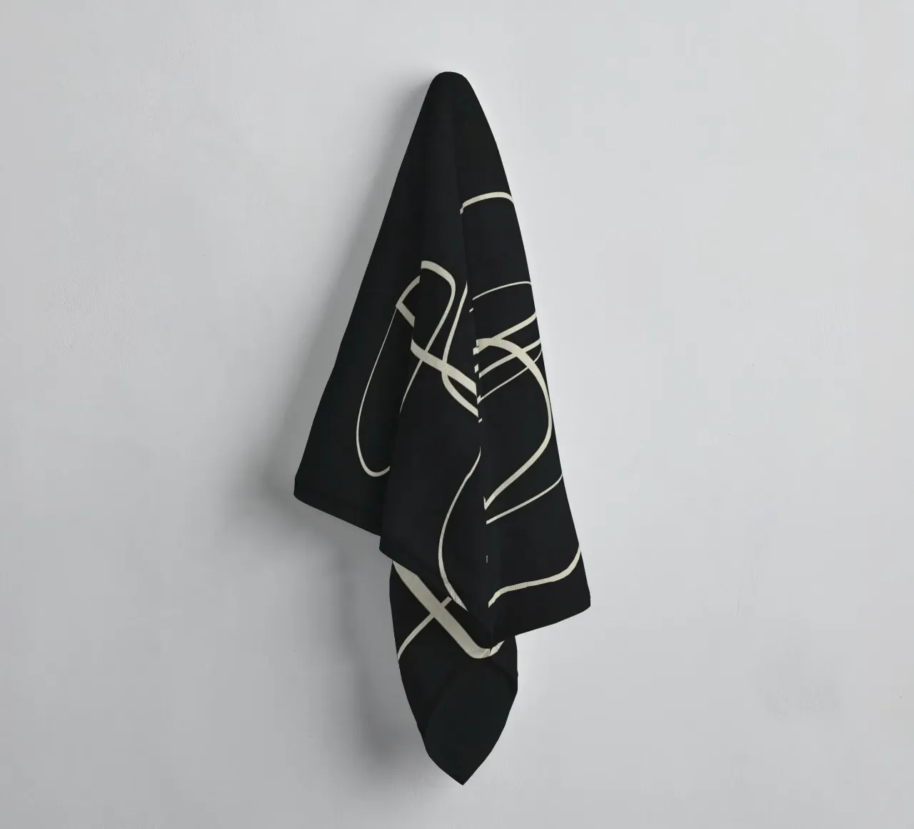 Abstract Lines 02 towel by Flow Line
