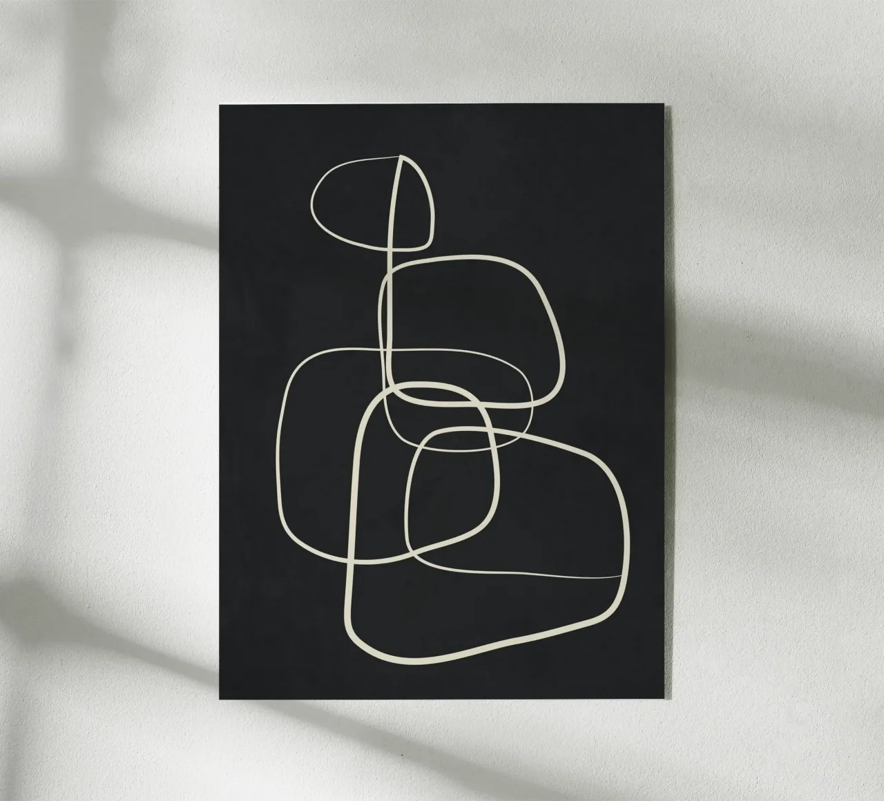 Abstract Lines 02 acryl van Flow Line